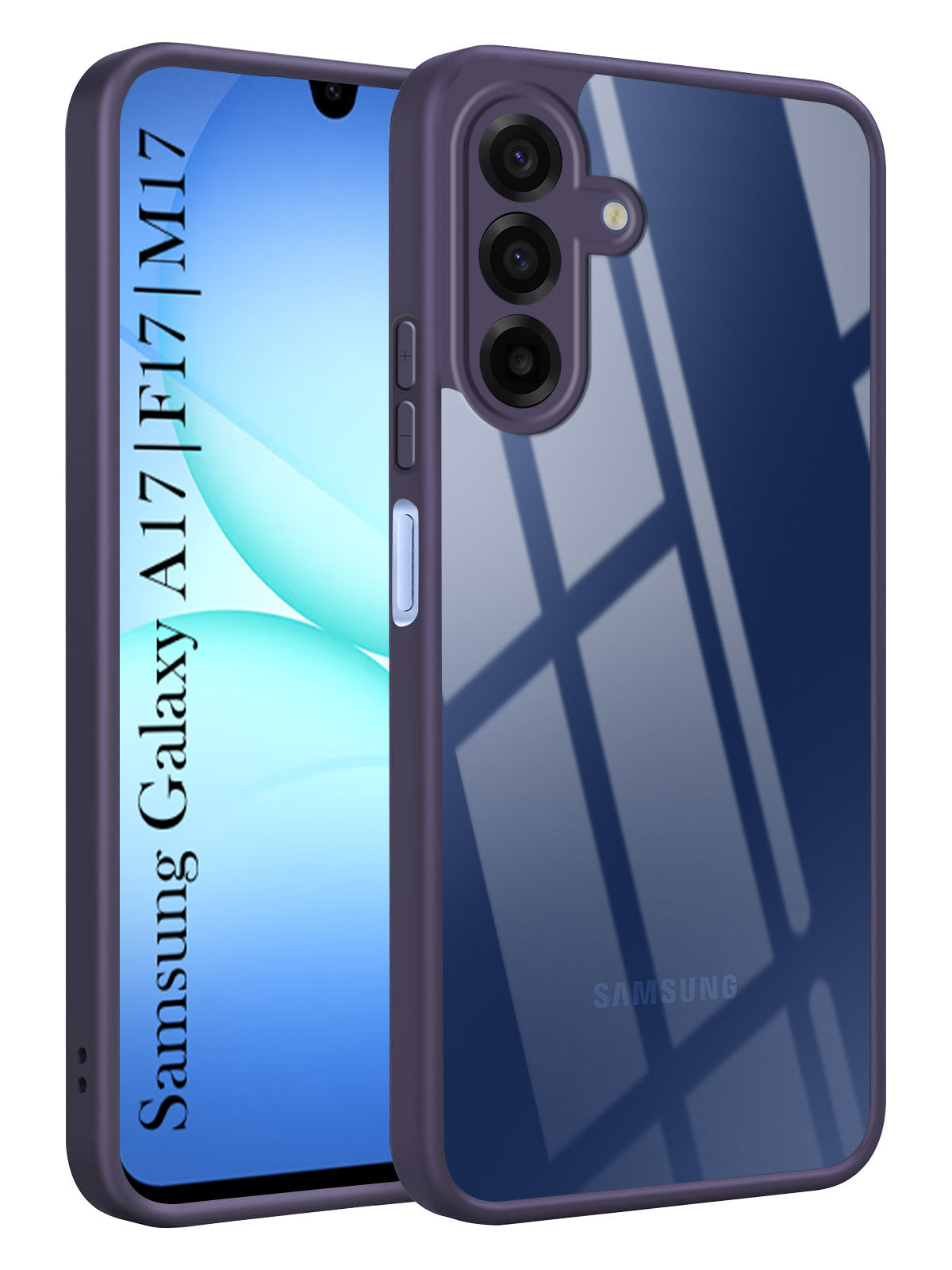 For Samsung Galaxy A17 | Samsung F17 | Samsung M17 5G Back Cover Case Ultra-Hybrid (Lifetime Anti Yellow | Anti Scratch | Crystal Clear Shockproof)