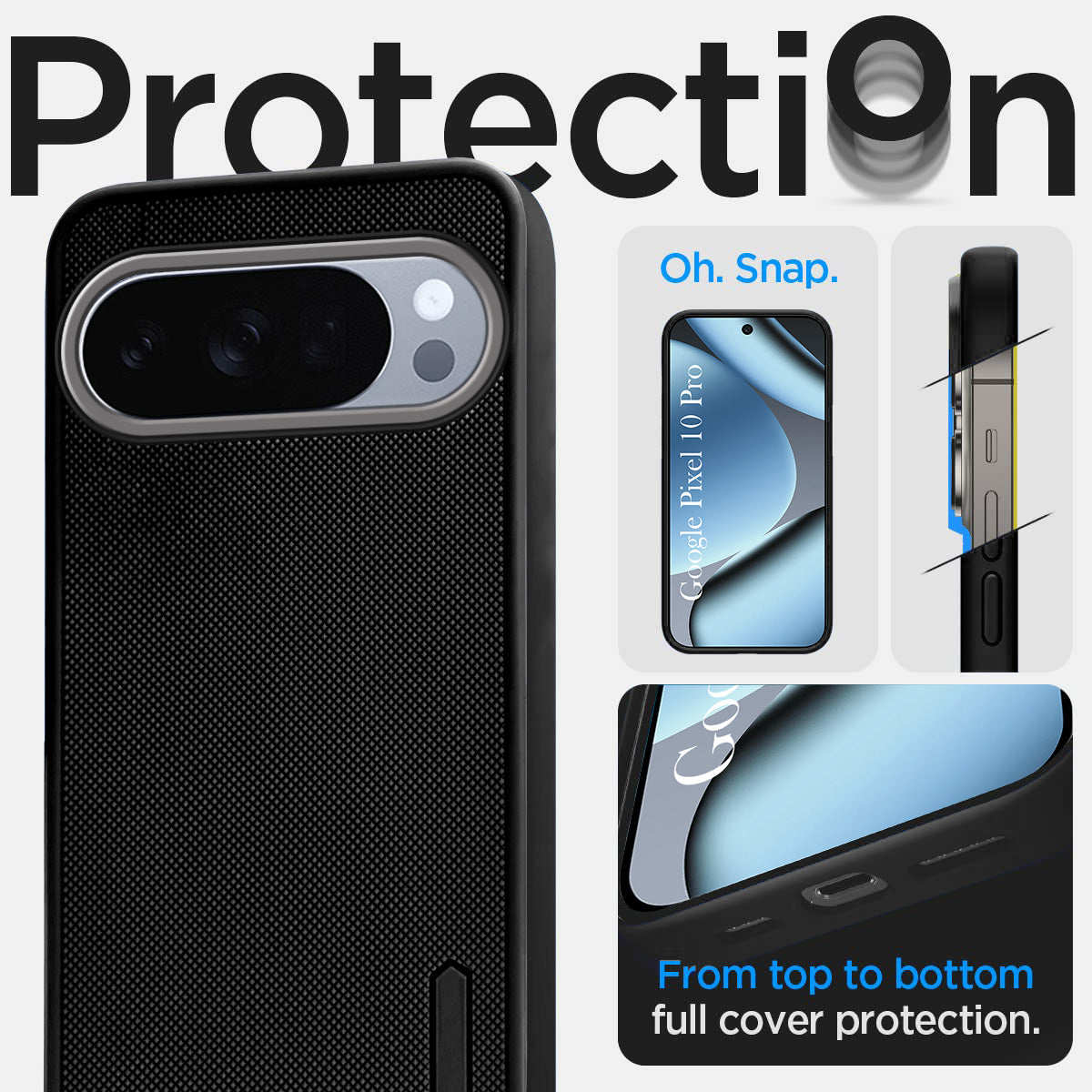 For Google Pixel 10 Pro Back Cover Case (Textured Grip Design | Micro-Fiber Cloth Inside | Slim and Light Weight | Soft Touch and Feel)