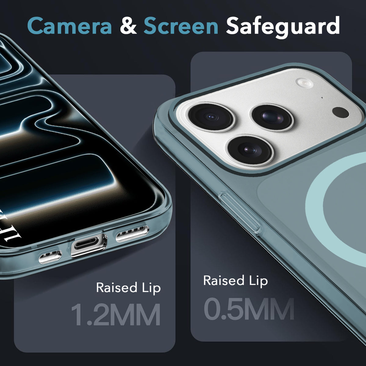 For iPhone 17 Pro | iPhone 18 Pro Back Cover Case (Frosted Matte Feel | MagSafe Compatible Wireless Charging)