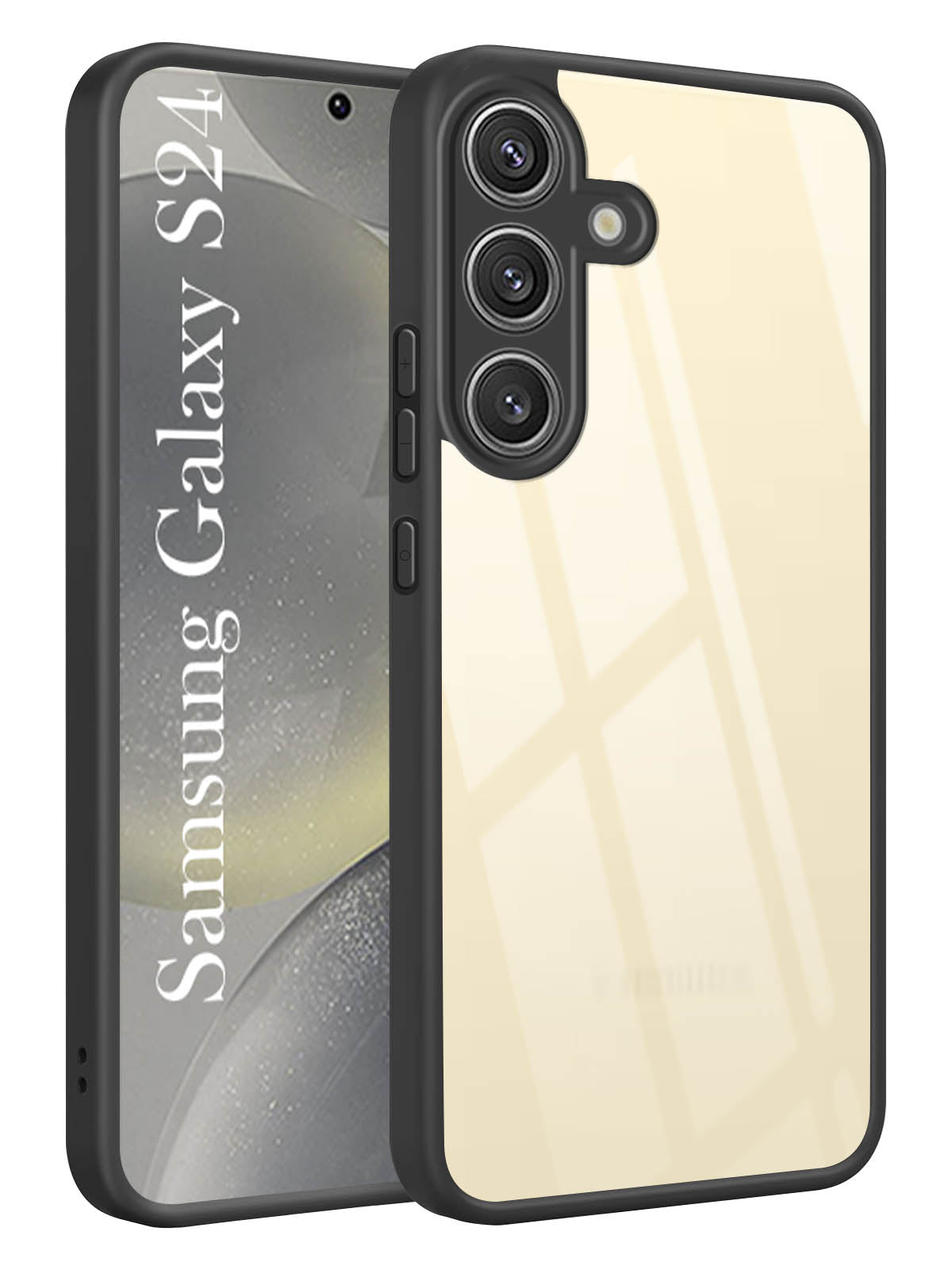 For Samsung Galaxy S24 Back Cover Case (Lifetime Anti Yellow | Anti Scratch | Crystal Clear Shockproof)