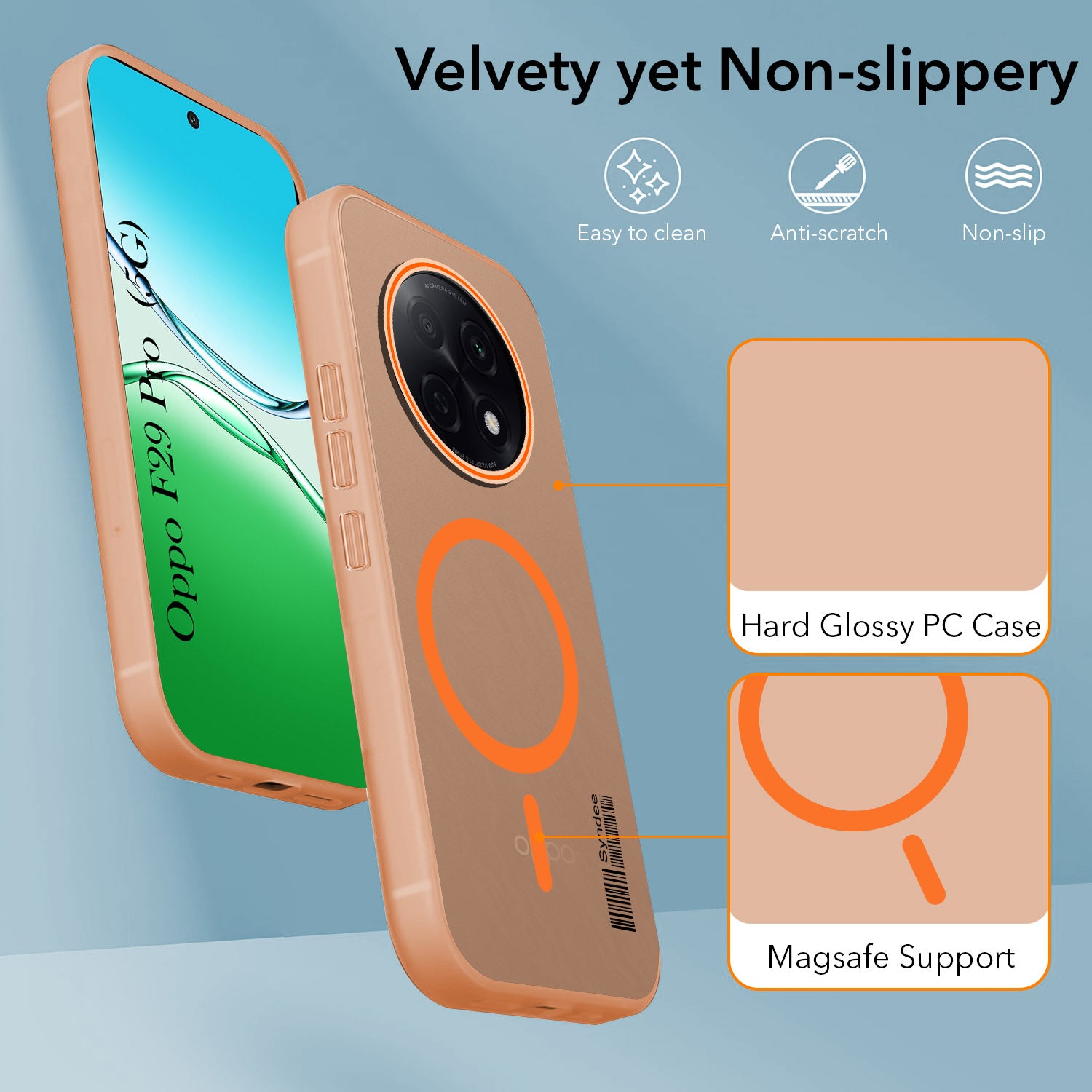 For Oppo F29 Pro Back Cover Case (Soft Touch | Camera Bump Protection | MagSafe Compatible | Matte Finish)