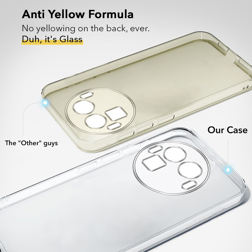 For Realme GT 8 Pro Back Cover Case Lifetime Anti-Yellow Clear (Sleek Hard Crystal | Shockproof and Camera Protection)