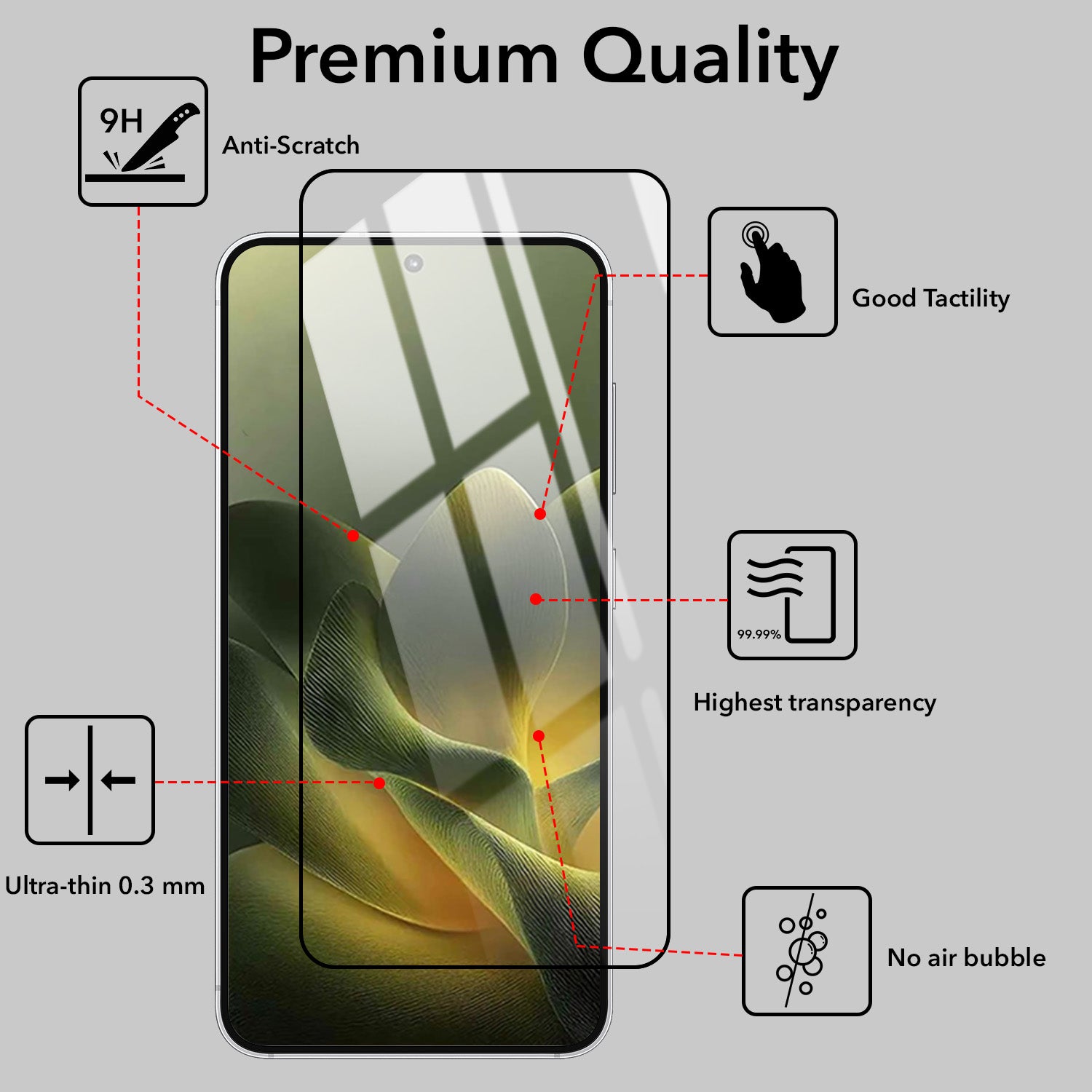 Tempered Glass For Motorola Moto Edge 70 Military-Grade Gorilla Screen Protector With Installation Kit | Shatterproof, Full Coverage, HD Clear, Scratch Resistant (Pack of 1)