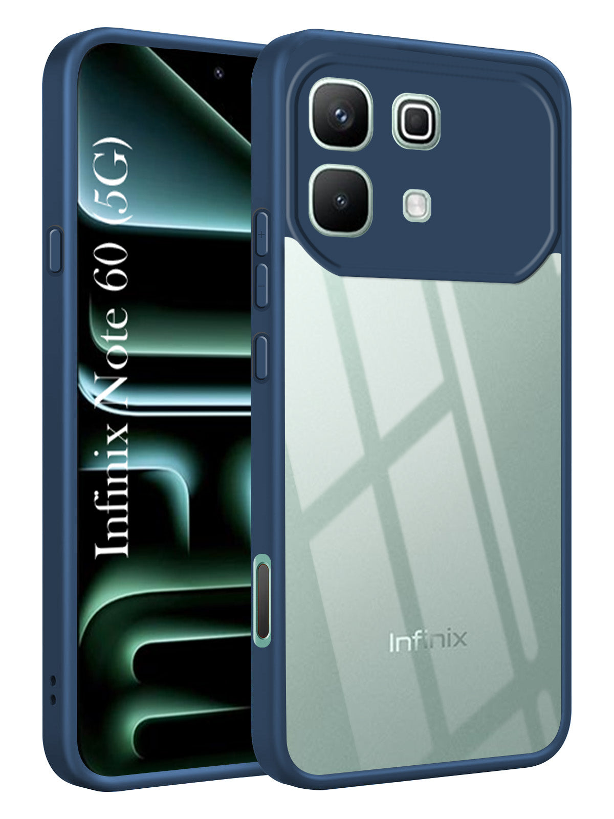 For Infinix Note 60 5G Back Cover Case Ultra-Hybrid (Lifetime Anti Yellow | Anti Scratch | Crystal Clear Shockproof)