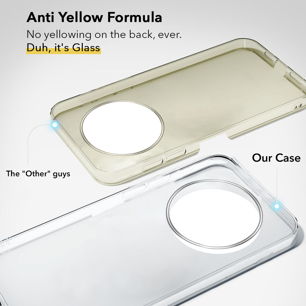 For Redmi A4 5G | Xiaomi Redmi 14C Back Cover Case (Hard Anti Yellow Clear Case | Sleek Hard Crystal Clear | Drop & Camera Protection | Shockproof Polycarbonate)