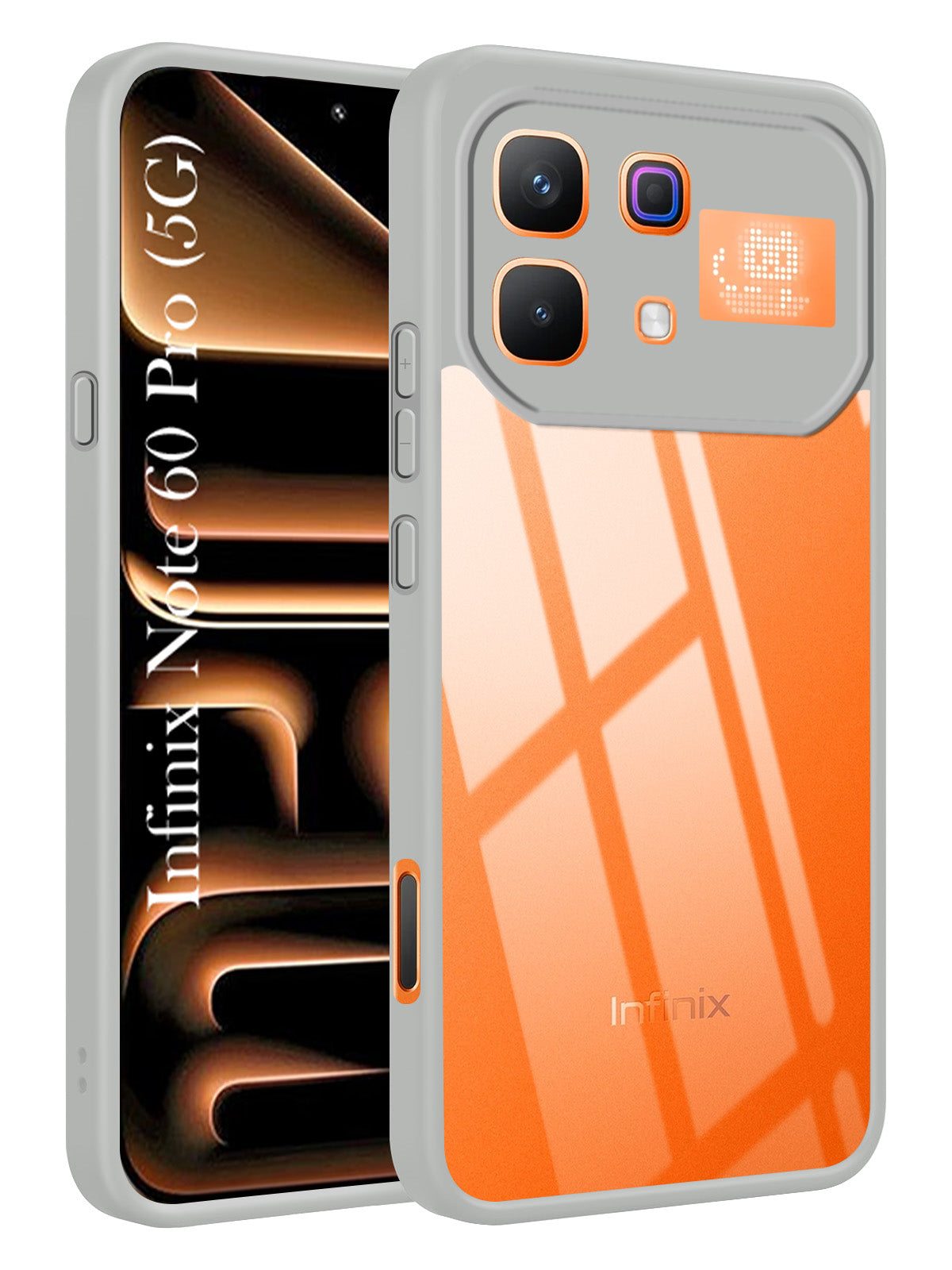 For Infinix Note 60 Pro 5G Back Cover Case Ultra-Hybrid (Lifetime Anti Yellow | Anti Scratch | Crystal Clear Shockproof)