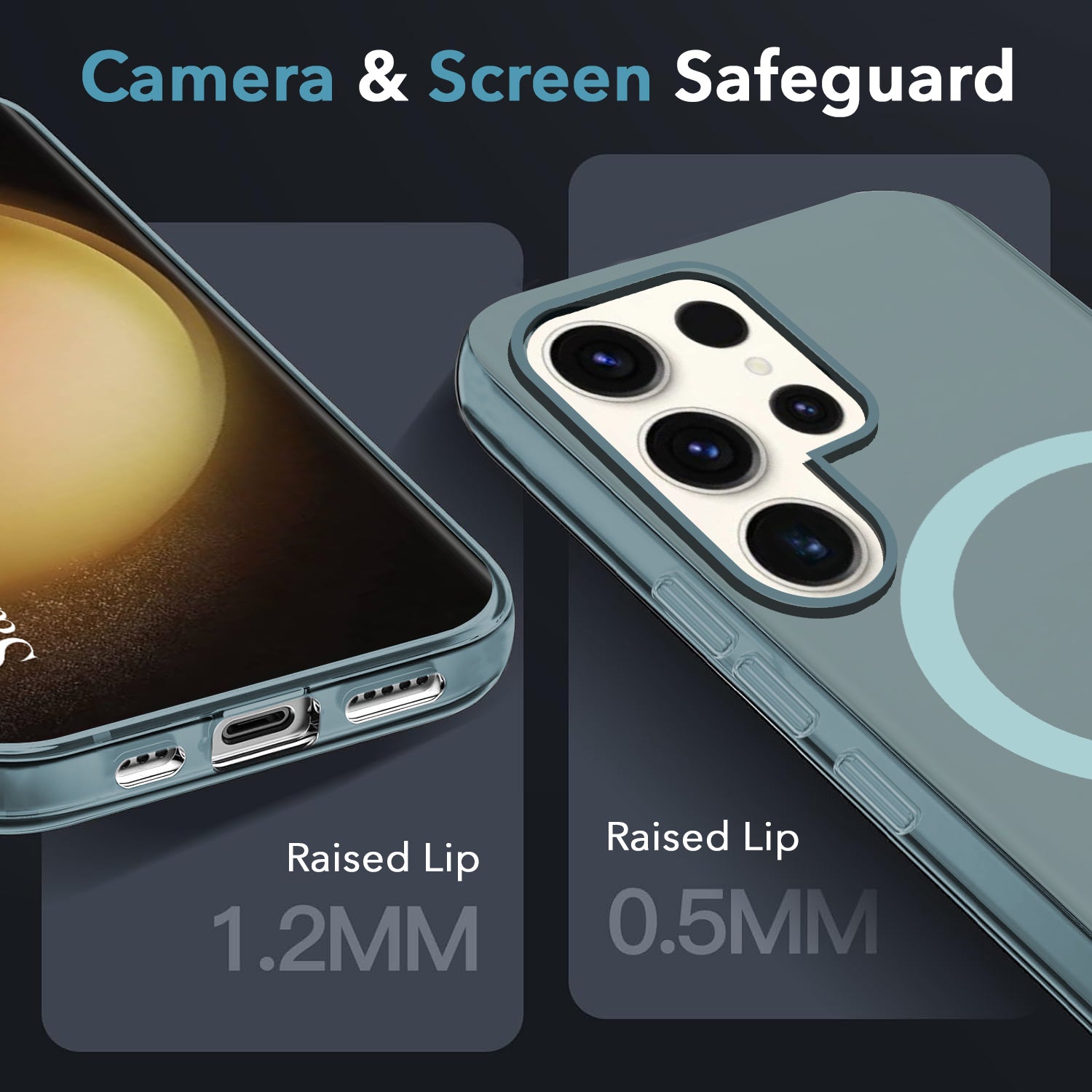 For Samsung Galaxy S23 Ultra Back Cover Case (Frosted Matte Feel | MagSafe Compatible Wireless Charging | Polycarbonate Material)
