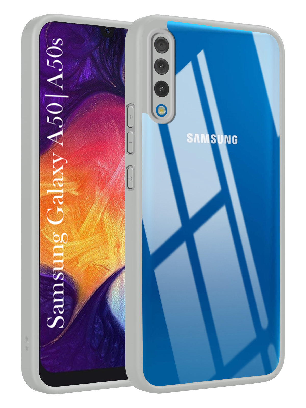 For Samsung Galaxy A50 | Galaxy A50s Back Cover Case Ultra-Hybrid (Lifetime Anti Yellow | Anti Scratch | Crystal Clear Shockproof)