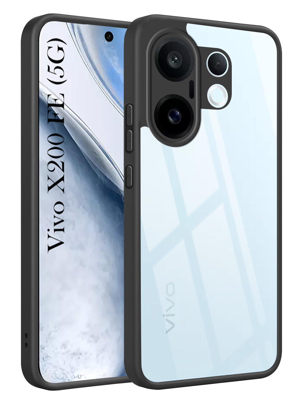 For Vivo X200 FE Back Cover Case Ultra-Hybrid (Lifetime Anti Yellow | Anti Scratch | Crystal Clear Shockproof)
