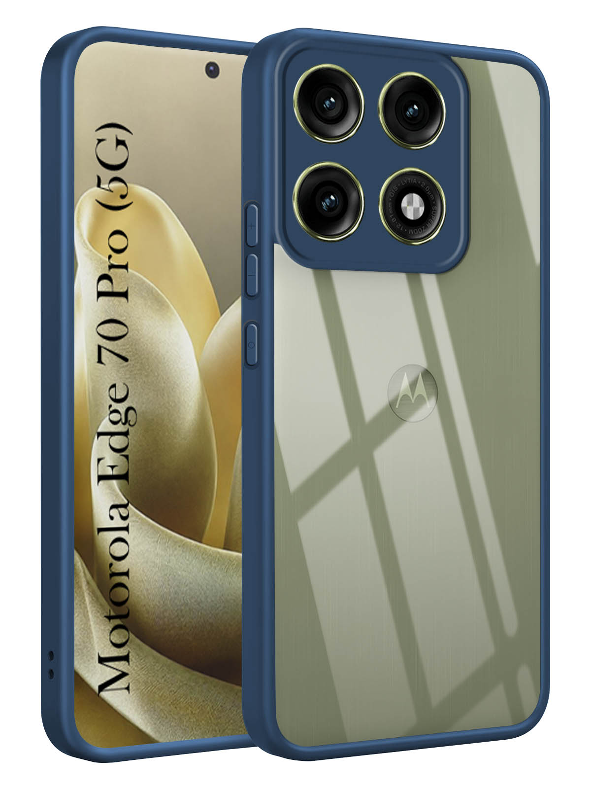 For Motorola Moto Edge 70 Pro Back Cover Case Ultra-Hybrid (Lifetime Anti Yellow | Anti Scratch | Crystal Clear Shockproof)