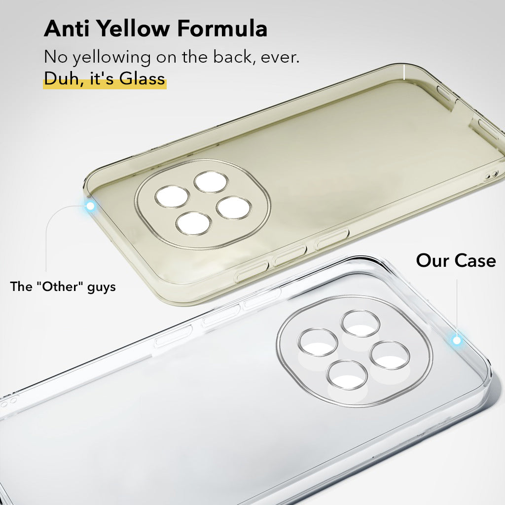 For Oppo F29 Pro Back Cover Case (Hard Anti Yellow Clear Case | Sleek Hard Crystal Clear | Drop & Camera Protection | Shockproof Polycarbonate)