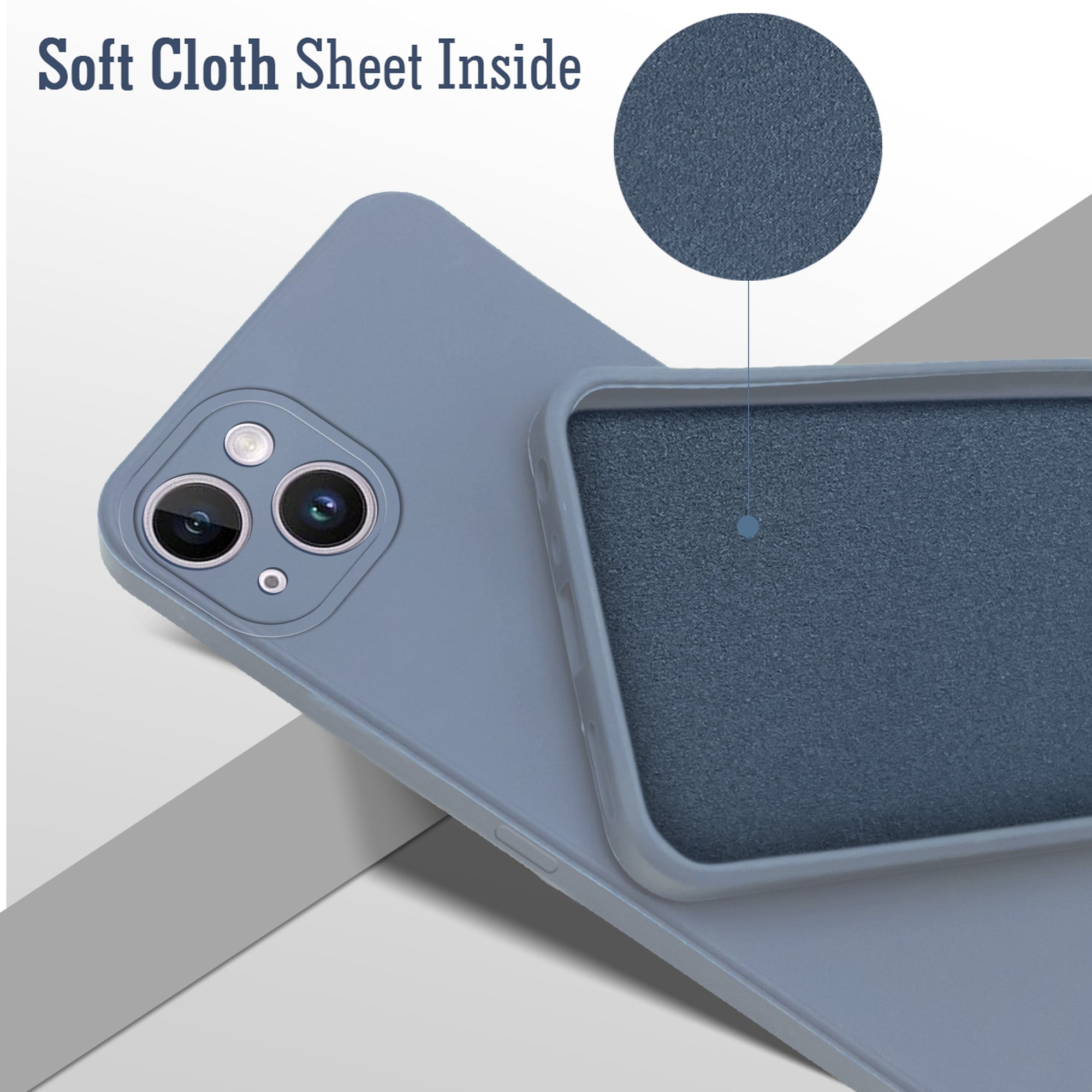 For Apple iPhone 14 Plus Back Cover ( Silicone Clear Shockproof Case with Camera Protection | Soft and Flexible | Transparent)