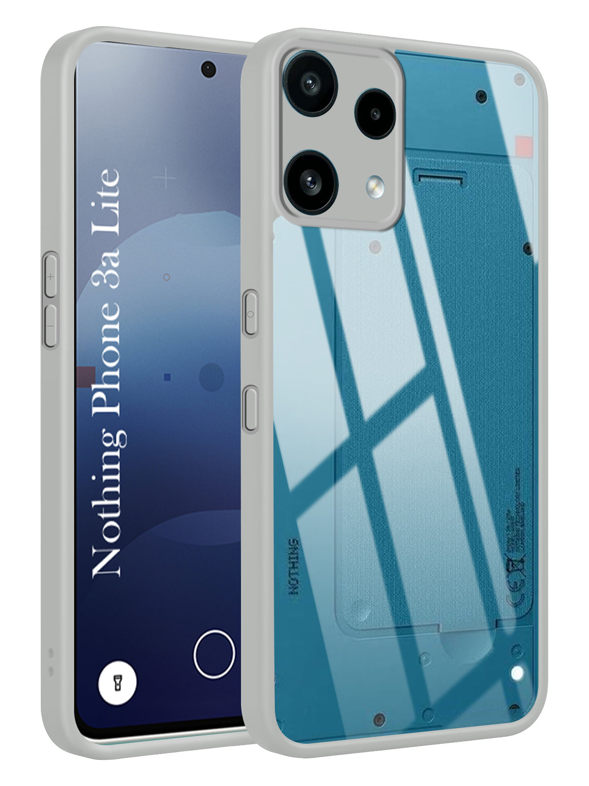 For Nothing Phone 3A Lite Back Cover Case Ultra-Hybrid (Lifetime Anti Yellow | Anti Scratch | Crystal Clear Shockproof)