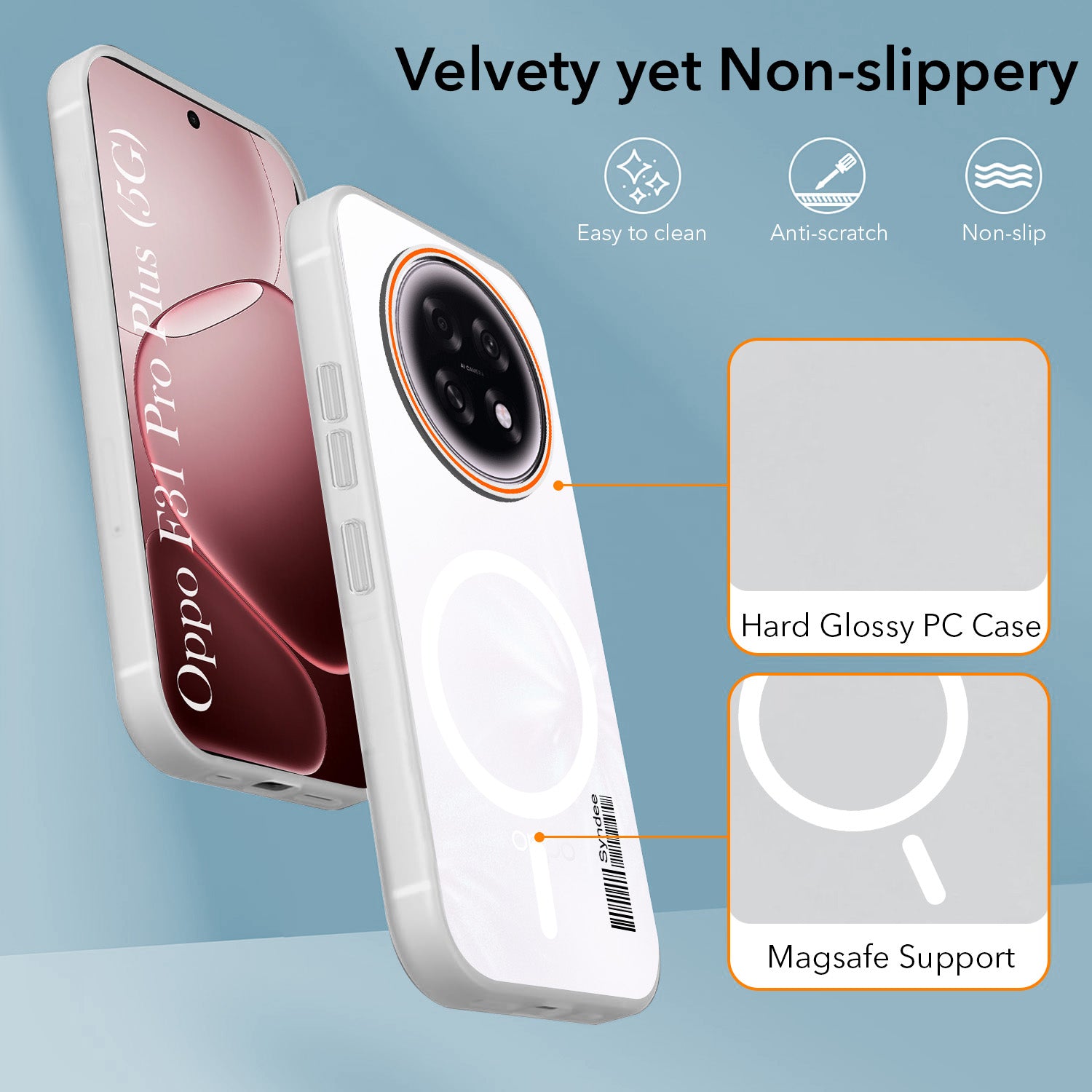 For Oppo F31 Pro Plus Back Cover Case (Soft Touch | Camera Bump Protection | MagSafe Compatible | Matte Finish)
