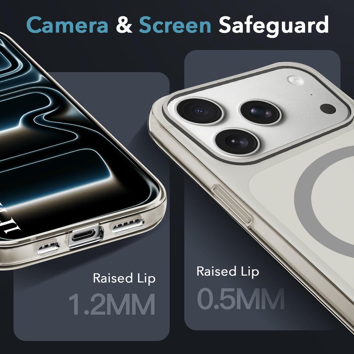 For iPhone 17 Pro | iPhone 18 Pro Back Cover Case (Frosted Matte Feel | MagSafe Compatible Wireless Charging)