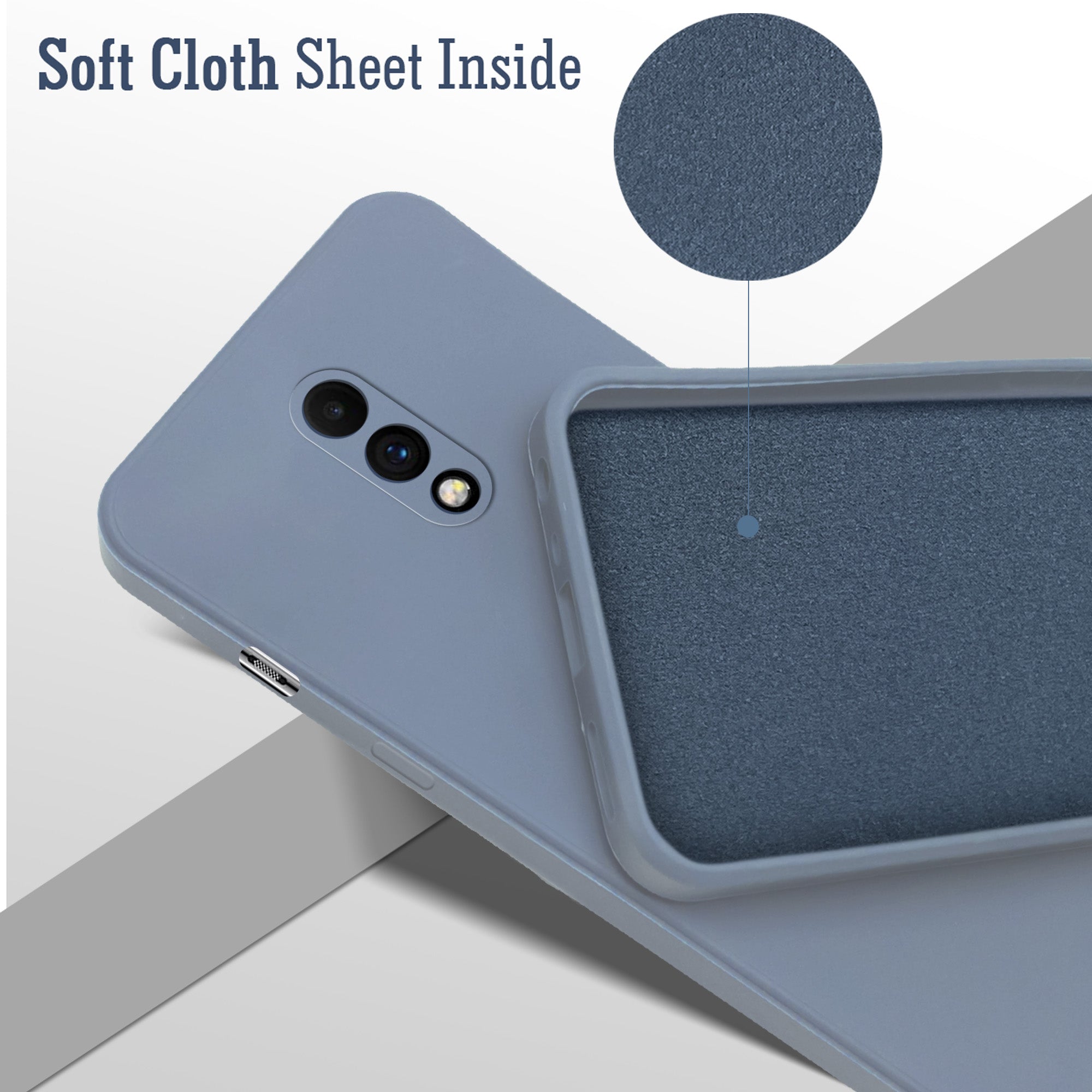 For OnePlus 7 Back Cover ( Silicone Clear Shockproof Case with Camera Protection | Soft and Flexible | Transparent)