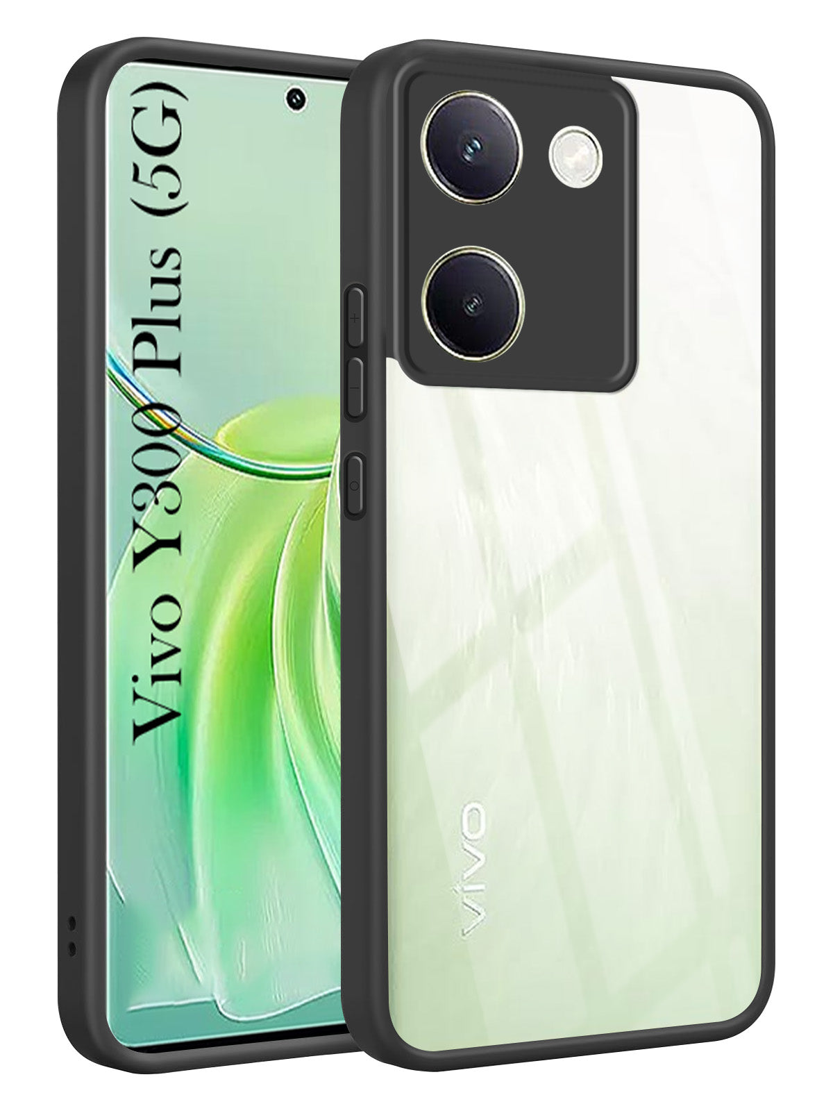 For Vivo Y300 Plus Back Cover Case (Lifetime Anti Yellow | Anti Scratch | Crystal Clear Shockproof)