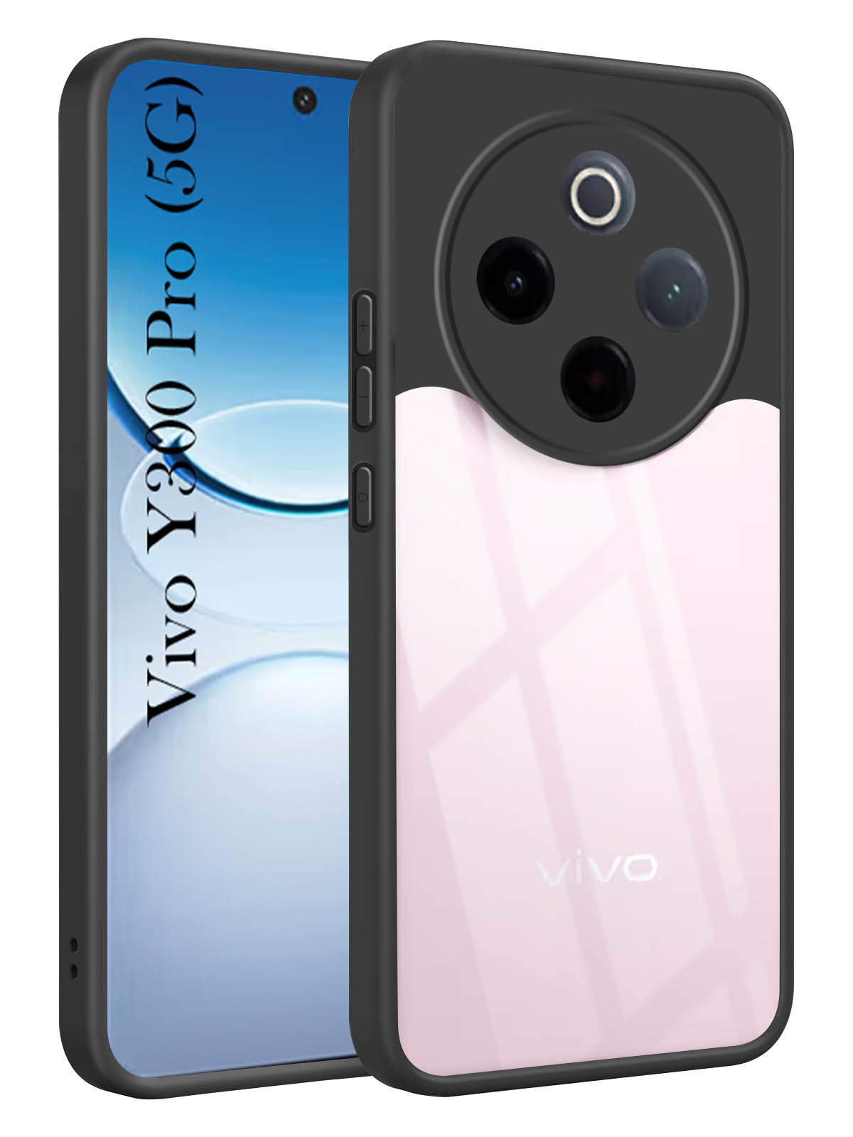 For Vivo Y300 Pro Back Cover Case (Lifetime Anti Yellow | Anti Scratch | Crystal Clear Shockproof)