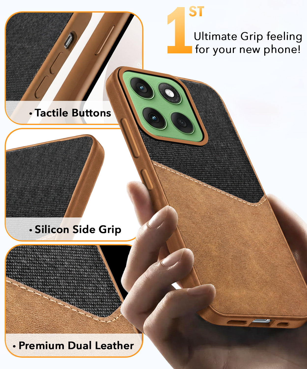 For Motorola Moto Edge 60 Back Cover Case (Dual PU Leather Stitch | Professional Minimalist | Soft and Flexible)