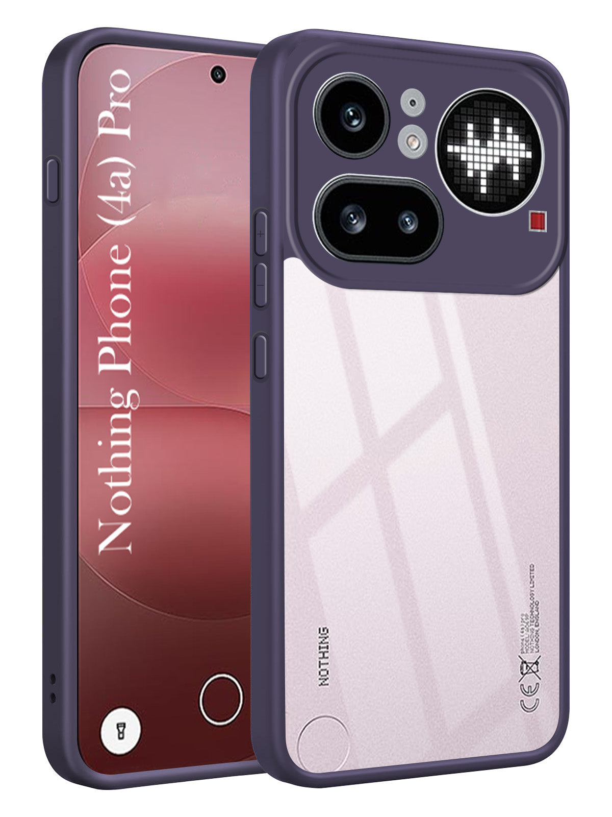 For Nothing Phone 4A Pro 5G Back Cover Case Ultra-Hybrid (Lifetime Anti Yellow | Anti Scratch | Crystal Clear Shockproof)