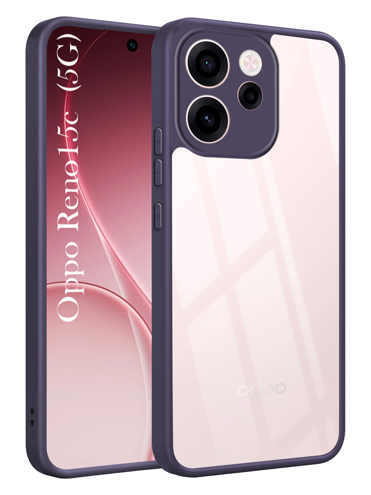For Oppo Reno 15c Back Cover Case Ultra-Hybrid (Lifetime Anti Yellow | Anti Scratch | Crystal Clear Shockproof)