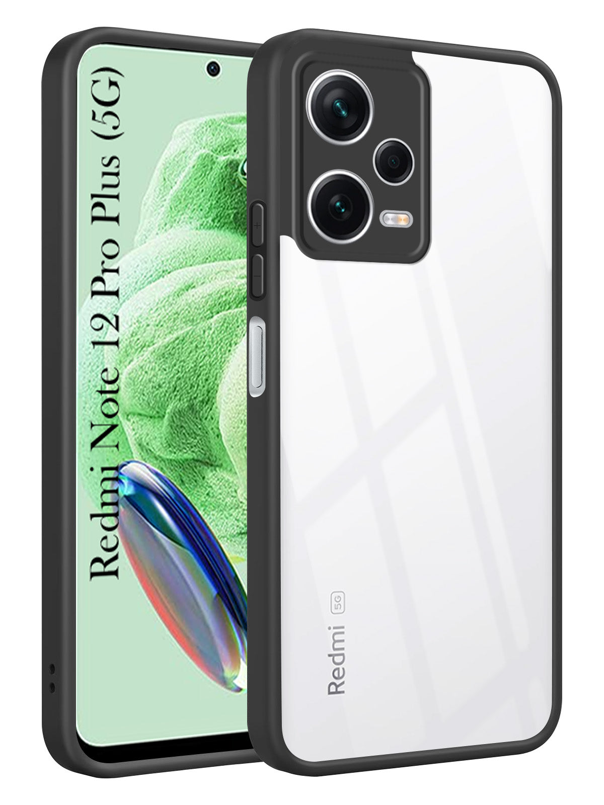 For Redmi Note 12 Pro Plus 5G Back Cover Case Ultra-Hybrid (Lifetime Anti Yellow | Anti Scratch | Crystal Clear Shockproof)