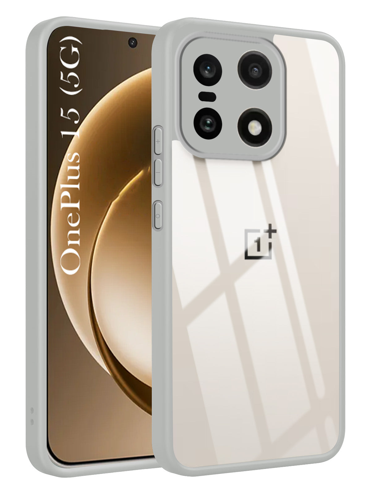 For OnePlus 15 5G Back Cover Case Ultra-Hybrid (Lifetime Anti Yellow | Anti Scratch | Crystal Clear Shockproof)