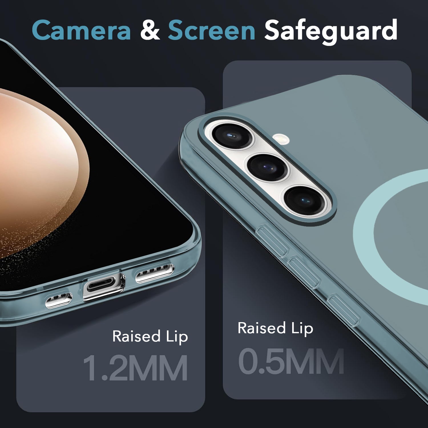 For Samsung Galaxy S23 FE 5G Back Cover Case (Frosted Matte Feel | MagSafe Compatible Wireless Charging | Polycarbonate Material)