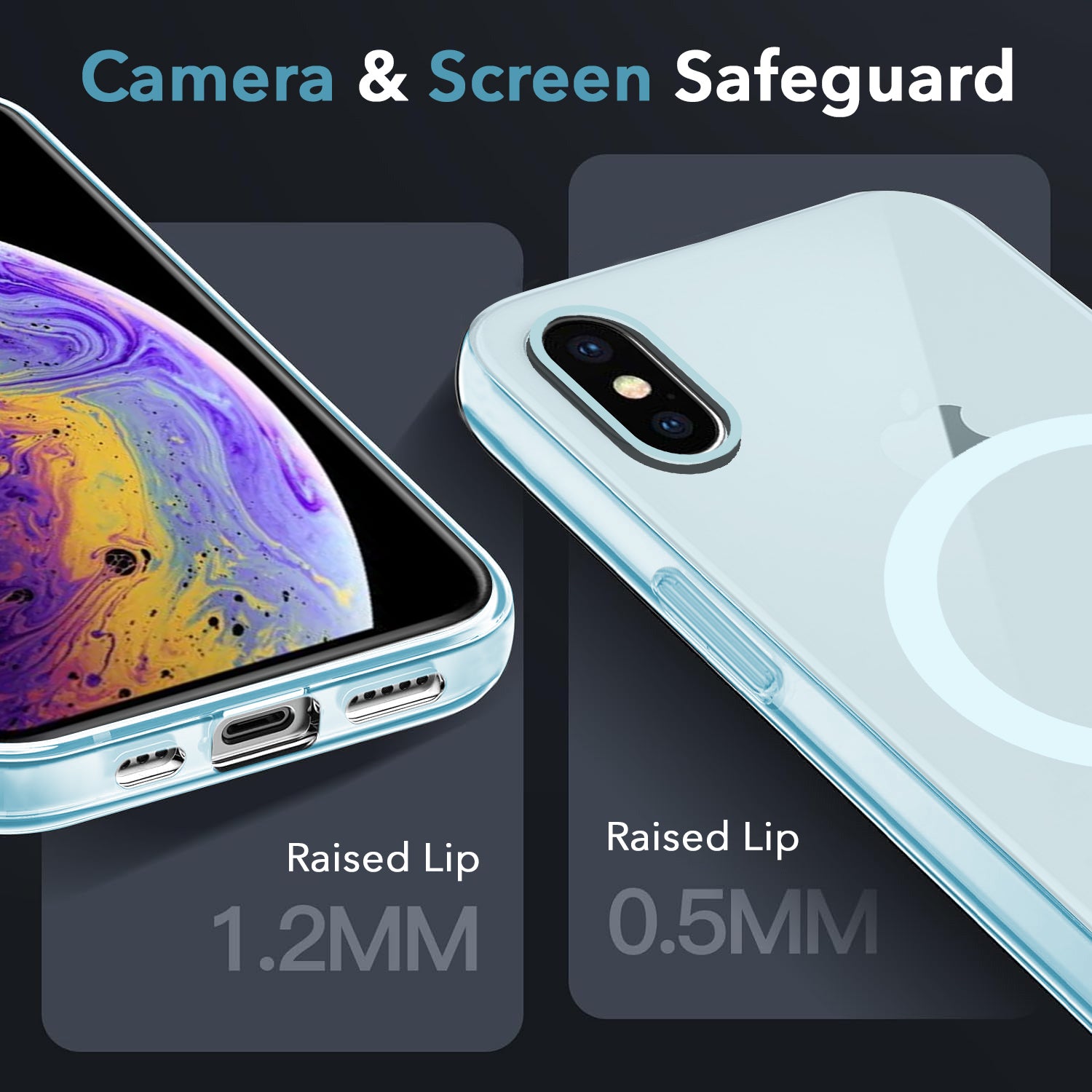 For Apple iPhone Xs Back Cover Case (Frosted Matte Feel | MagSafe Compatible Wireless Charging | Polycarbonate Material)