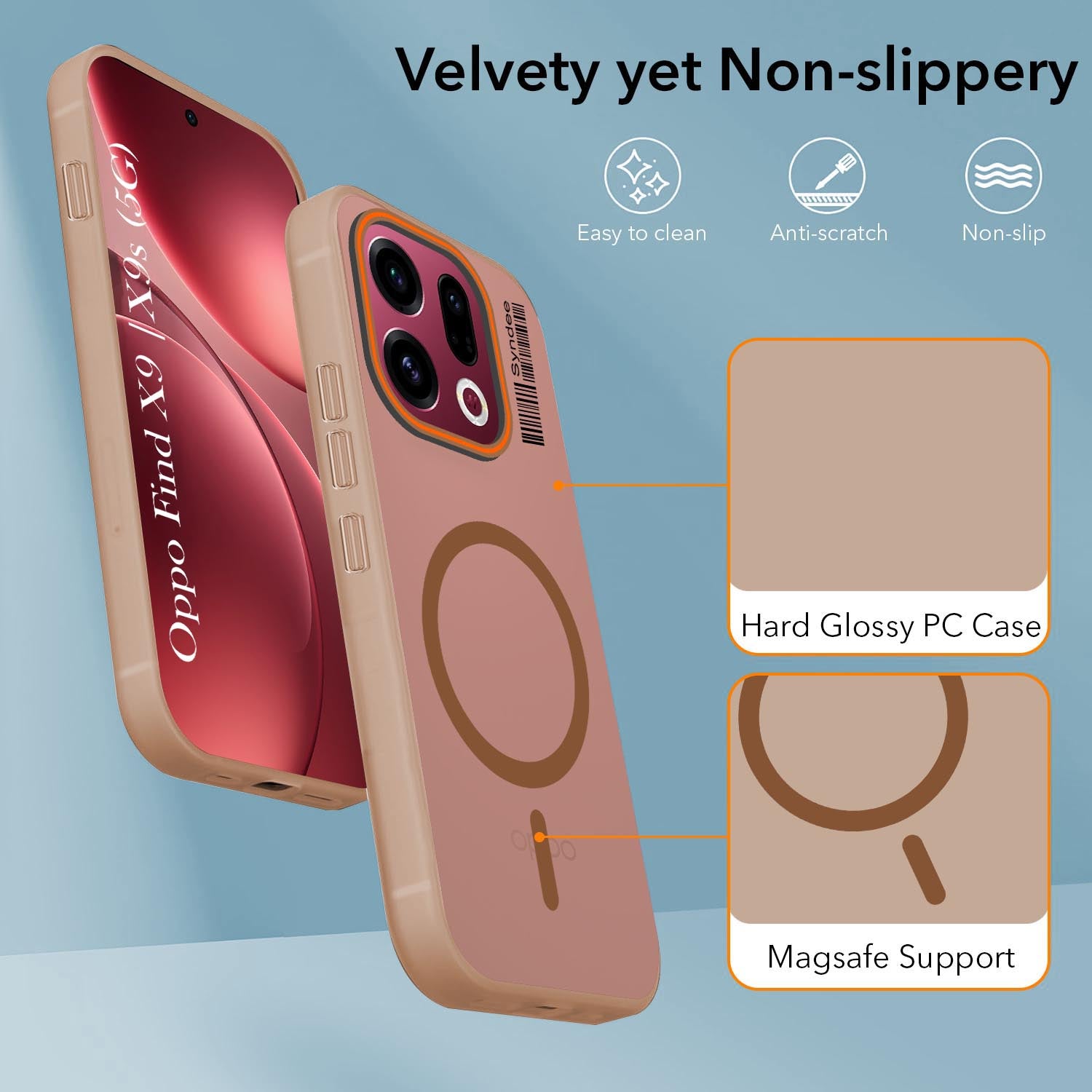 For Oppo Find X9 | Oppo Find X9s Back Cover Case (Soft Touch | Camera Bump Protection | MagSafe Compatible | Matte Finish)