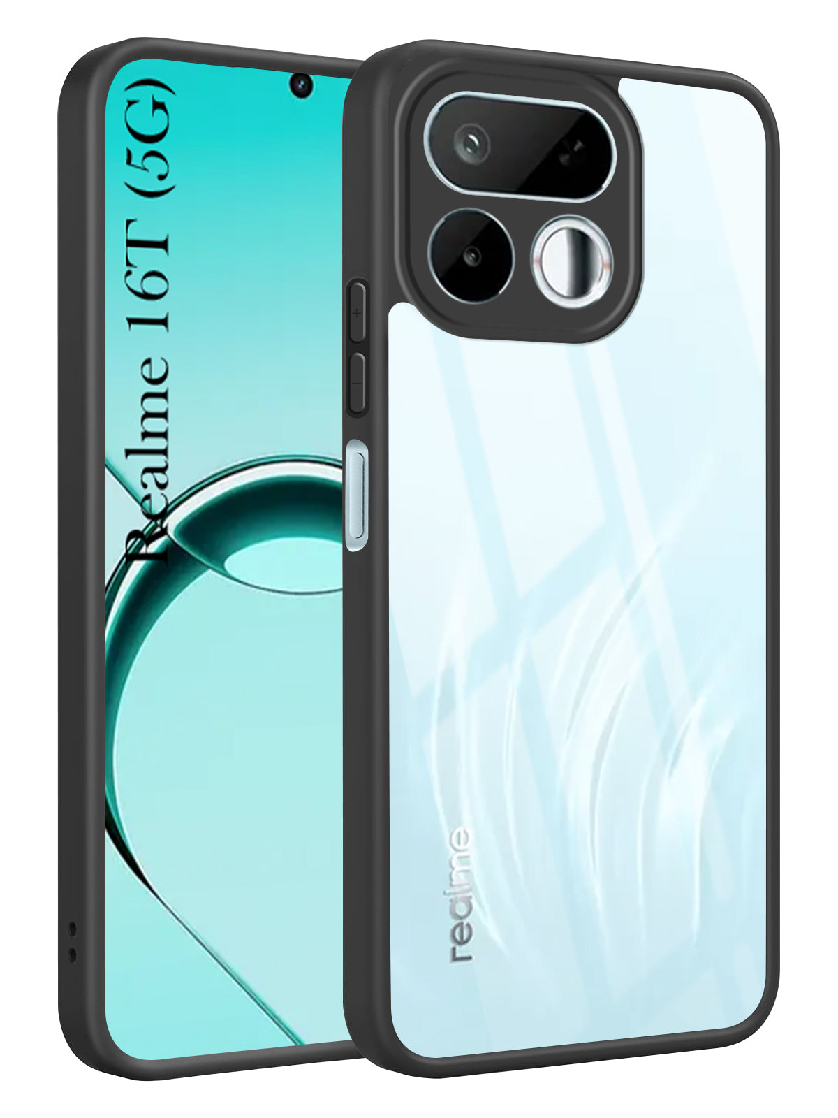 For Realme 16T 5G Lite Back Cover Case Ultra-Hybrid (Lifetime Anti Yellow | Anti Scratch | Crystal Clear Shockproof)