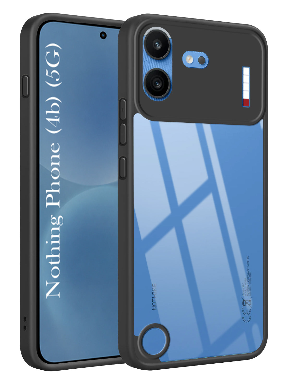 For Nothing Phone 4B 5G Back Cover Case Ultra-Hybrid (Lifetime Anti Yellow | Anti Scratch | Crystal Clear Shockproof)