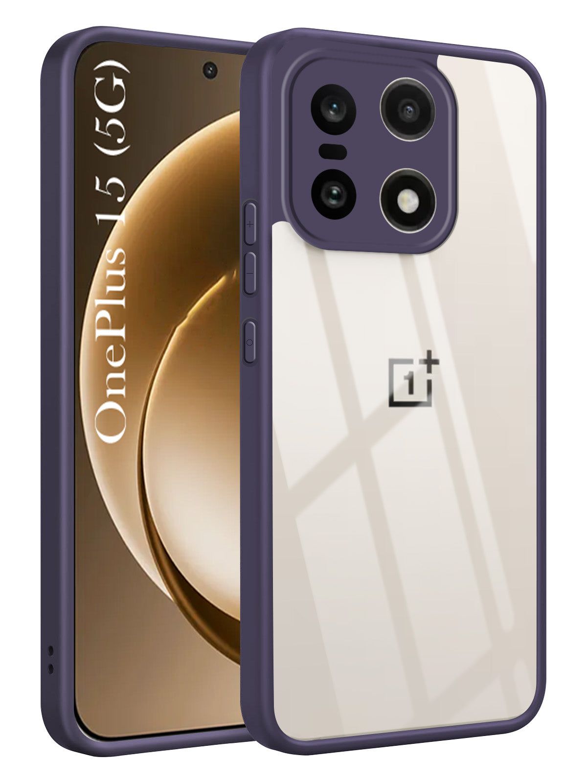 For OnePlus 15 5G Back Cover Case Ultra-Hybrid (Lifetime Anti Yellow | Anti Scratch | Crystal Clear Shockproof)