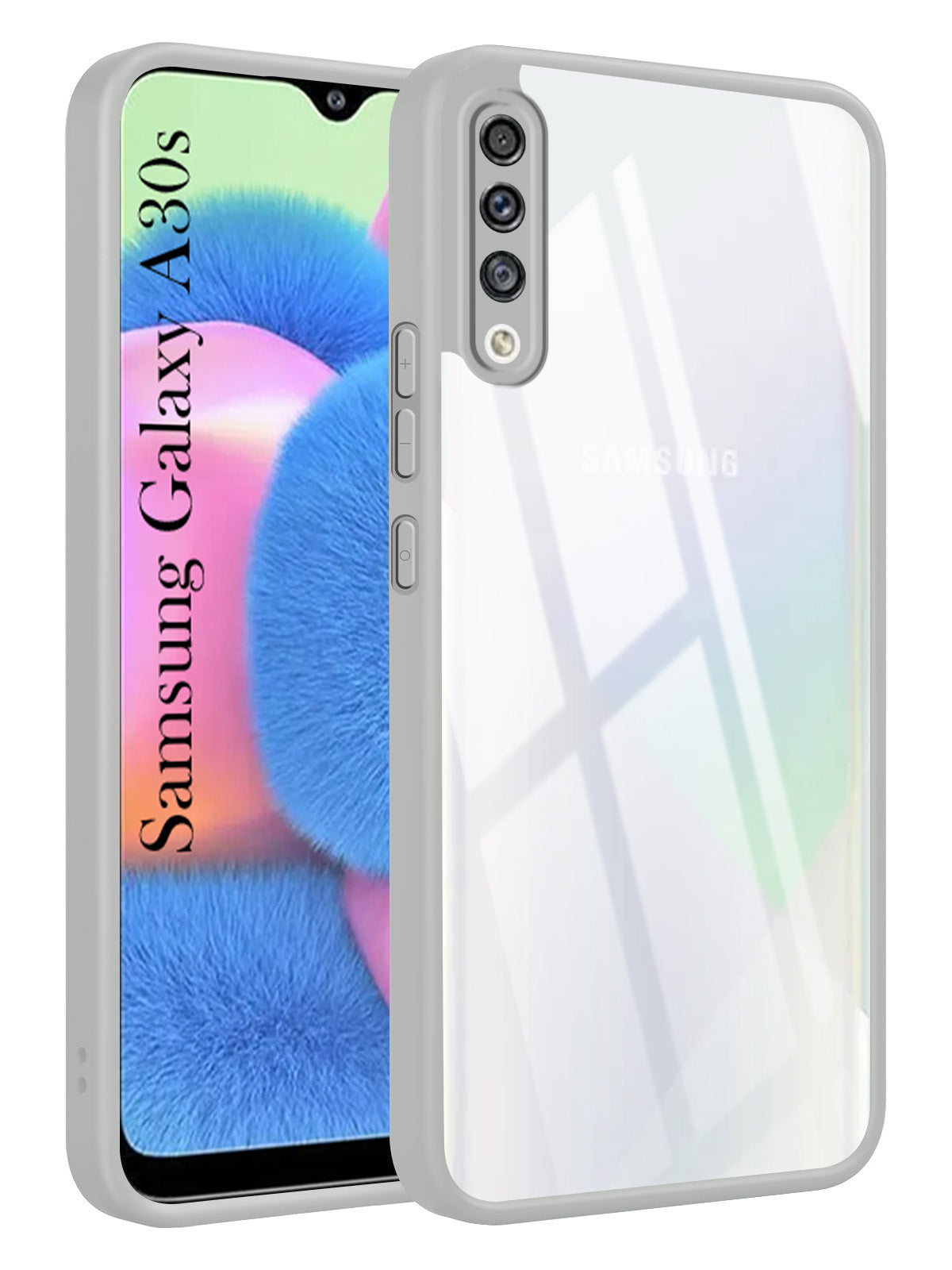 For Samsung Galaxy A30s Back Cover Case Ultra-Hybrid (Lifetime Anti Yellow | Anti Scratch | Crystal Clear Shockproof)