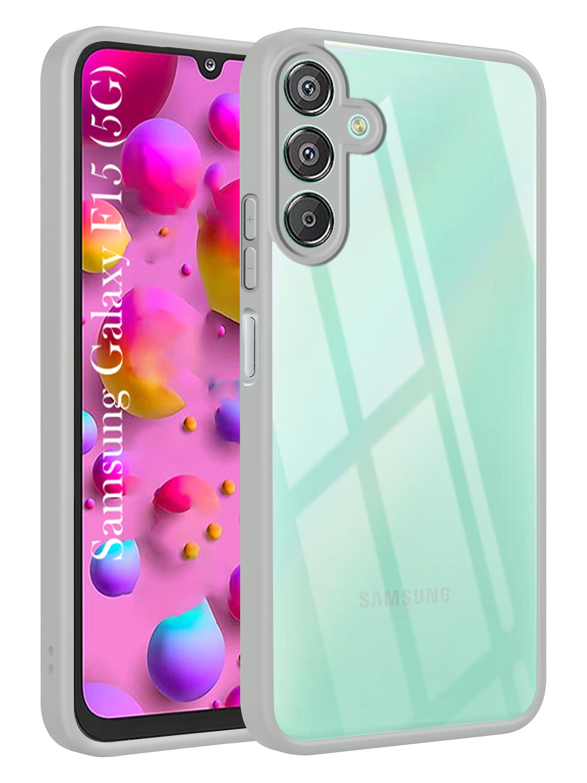 For Samsung Galaxy F15 5G Back Cover Case Ultra-Hybrid (Lifetime Anti Yellow | Anti Scratch | Crystal Clear Shockproof)