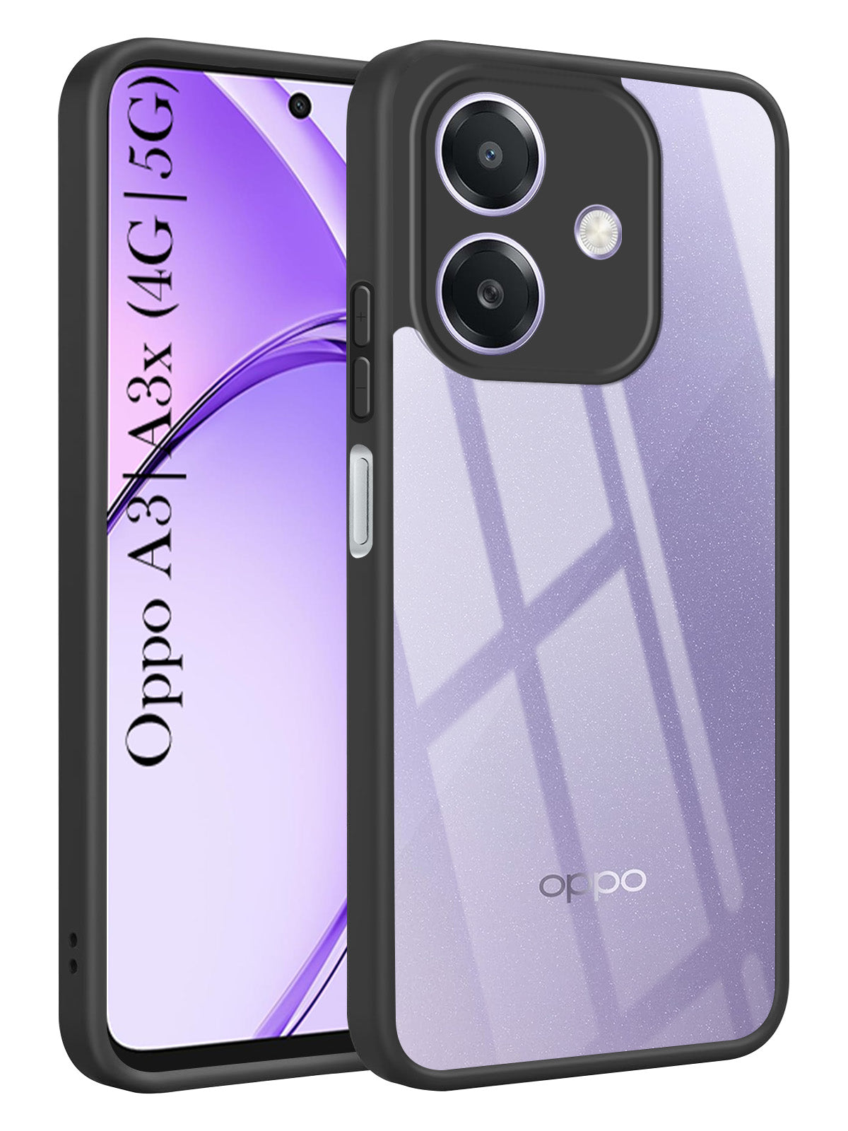 For Oppo A3X (4G/5G) | Oppo A3 5G Ultra-Hybrid Back Cover Case (Lifetime Anti Yellow | Anti Scratch | Crystal Clear Shockproof)