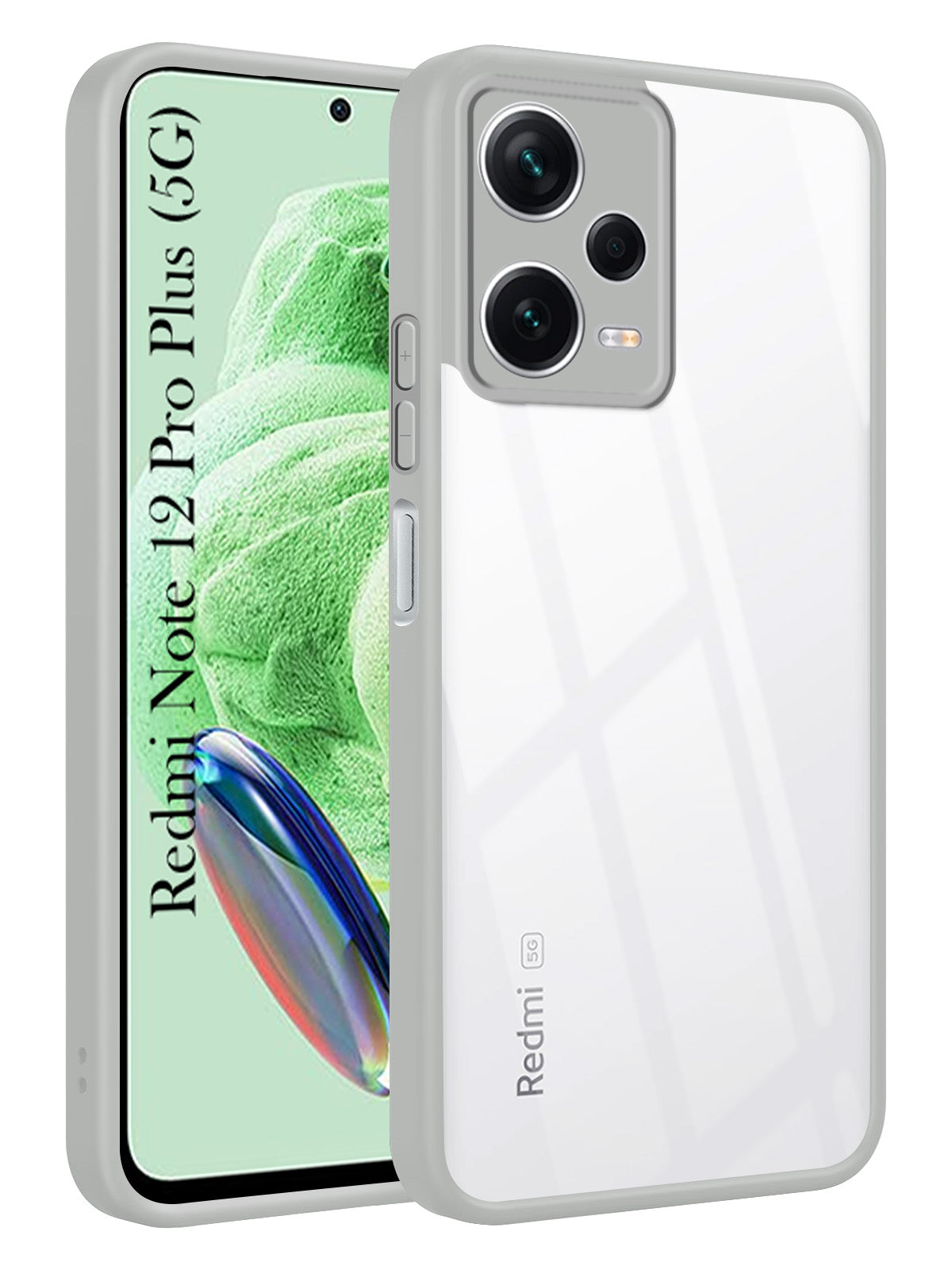 For Redmi Note 12 Pro Plus 5G Back Cover Case Ultra-Hybrid (Lifetime Anti Yellow | Anti Scratch | Crystal Clear Shockproof)
