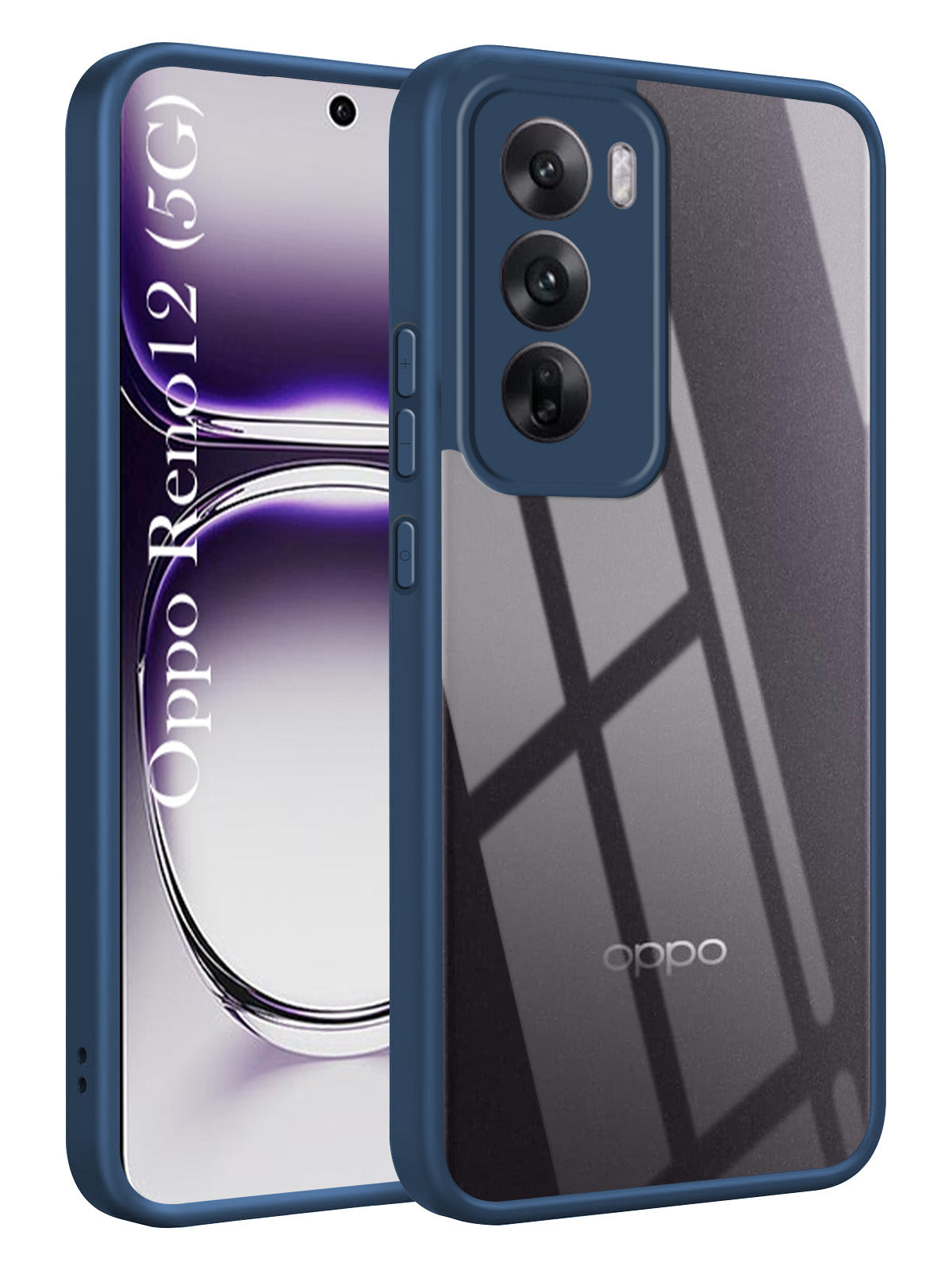For Oppo Reno12 5G | Oppo Reno 12 5G Back Cover Case (Lifetime Anti Yellow | Anti Scratch | Crystal Clear Shockproof)