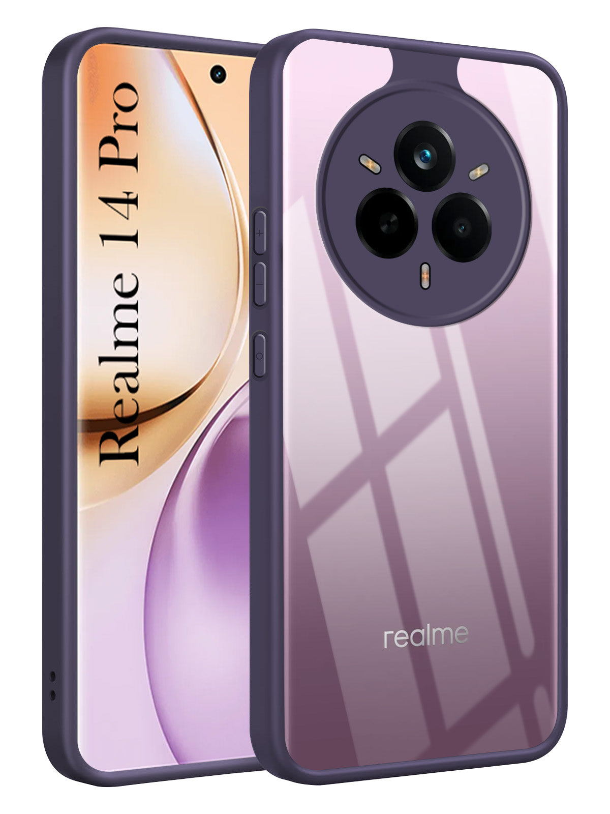 For Realme 14 Pro Back Cover Case (Lifetime Anti Yellow | Anti Scratch | Crystal Clear Shockproof)