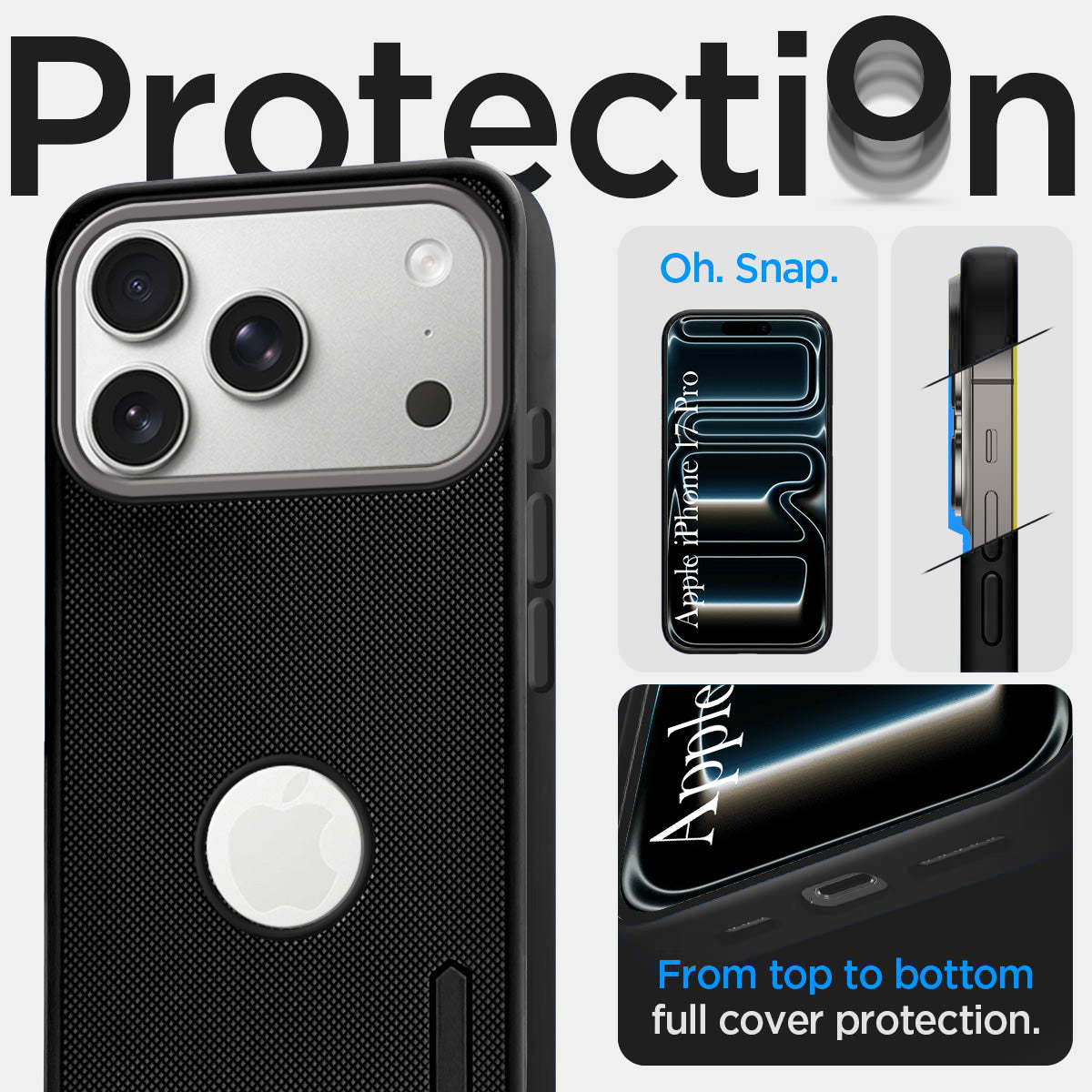 For Apple iPhone 17 Pro Back Cover Case Rubberised (Textured Grip Design | Micro-Fiber Cloth Inside | Slim and Light Weight | Soft Touch and Feel)