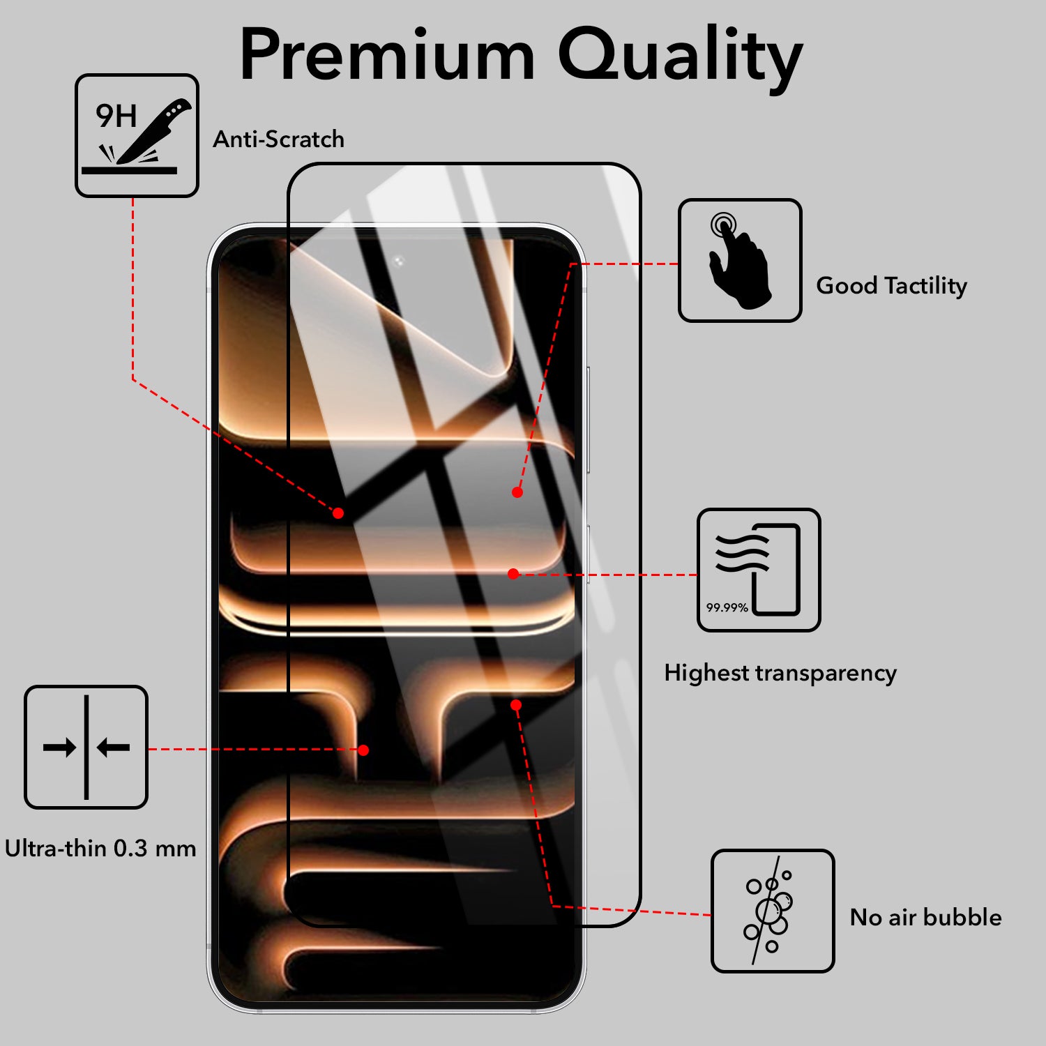 (Pack of 2) Tempered Glass For Infinix Note 60 Pro 5G Military-Grade Gorilla Screen Protector With Installation Kit | Shatterproof, Full Coverage, HD Clear, Scratch Resistant