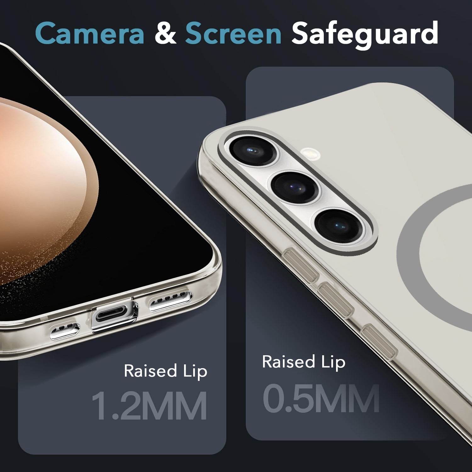 For Samsung Galaxy S23 FE 5G Back Cover Case (Frosted Matte Feel | MagSafe Compatible Wireless Charging | Polycarbonate Material)