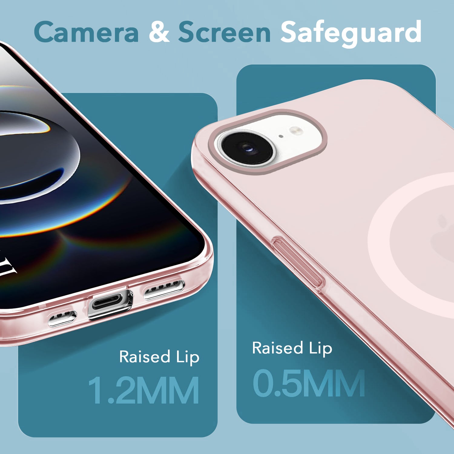 For iPhone 16e | iPhone 17e Back Cover Case (Frosted Matte Feel | MagSafe Compatible Wireless Charging | Polycarbonate Material)