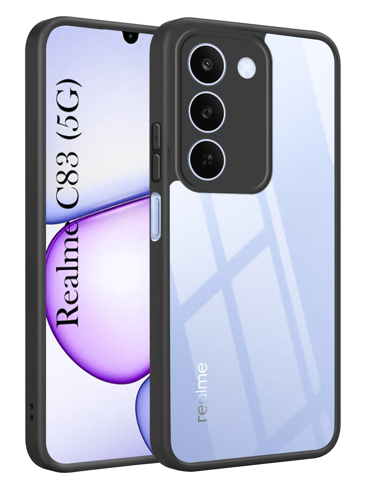 For Realme C83 5G Back Cover Case Ultra-Hybrid (Lifetime Anti Yellow | Anti Scratch | Crystal Clear Shockproof)