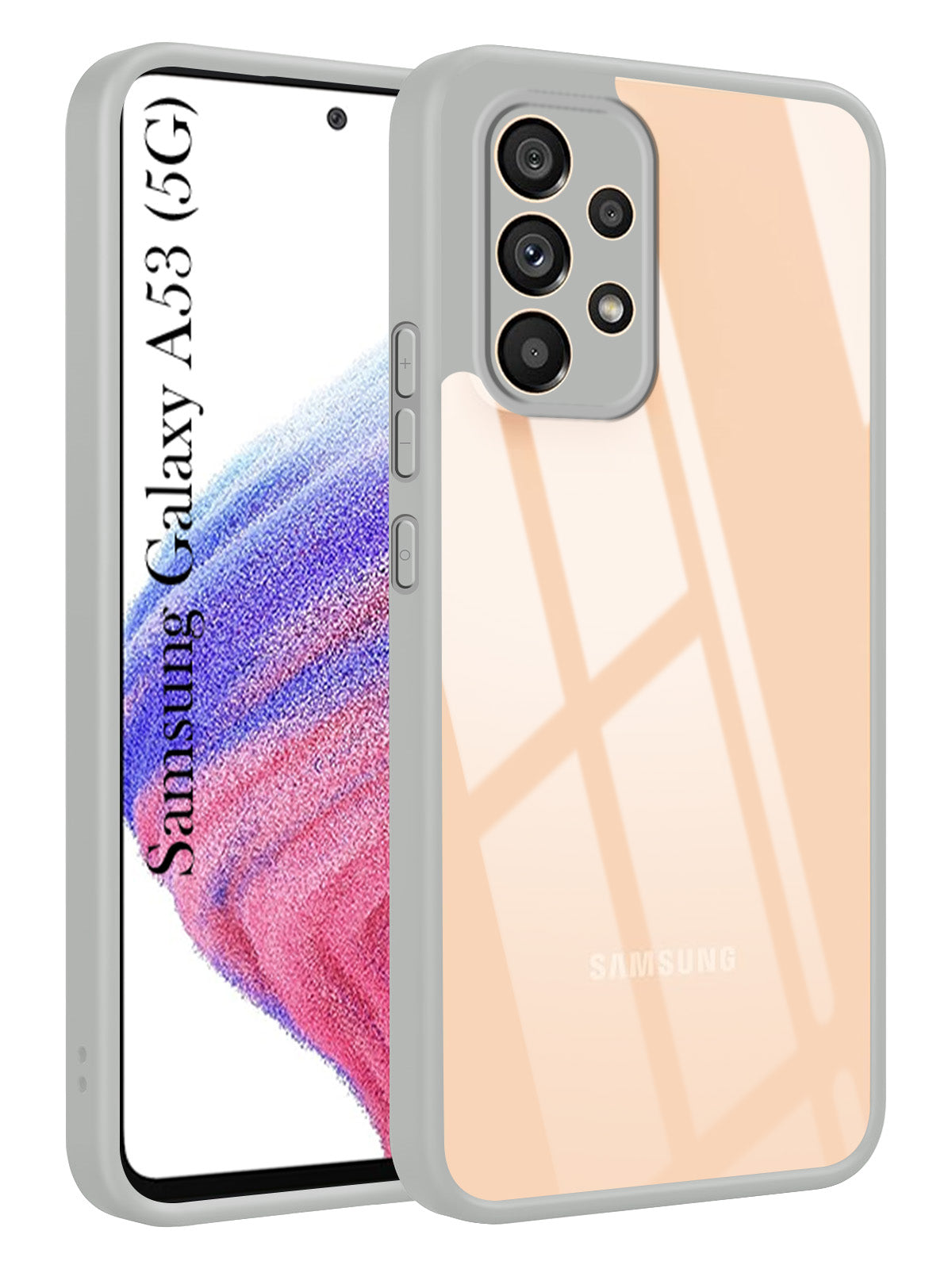 For Samsung Galaxy A53 5G Back Cover Case (Lifetime Anti Yellow | Anti Scratch | Crystal Clear Shockproof)