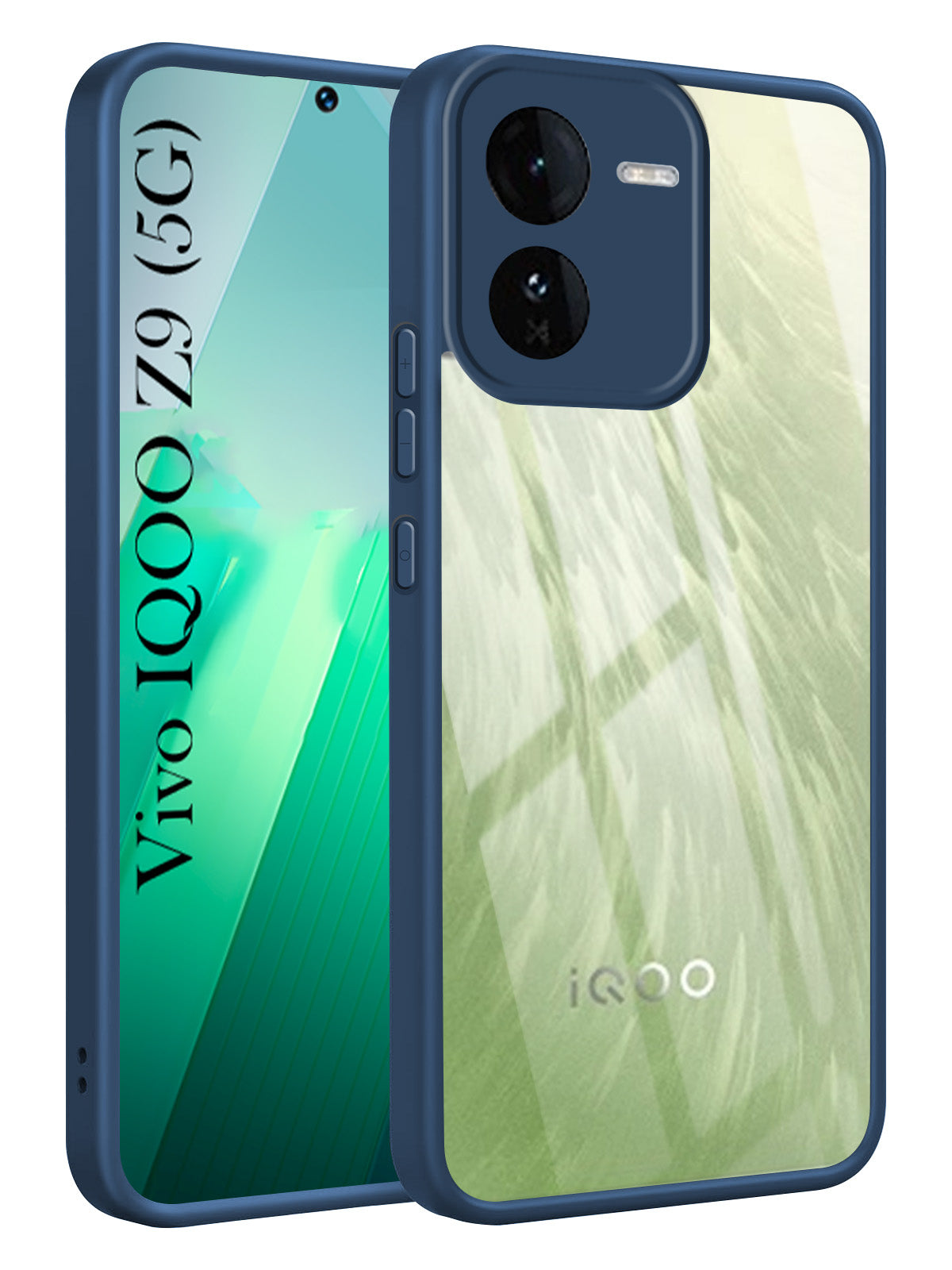 For vivo iQOO Z9 Back Cover Case Ultra-Hybrid (Lifetime Anti Yellow | Anti Scratch | Crystal Clear Shockproof)