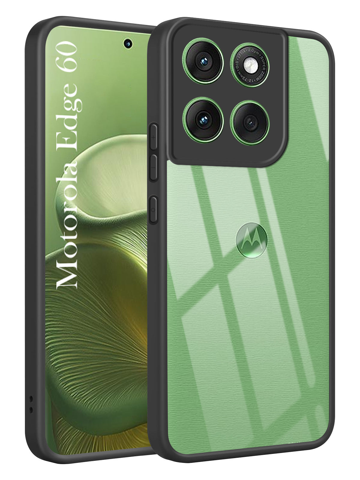 For Motorola Moto Edge 60 Back Cover Case (Lifetime Anti Yellow | Anti Scratch | Crystal Clear Shockproof)