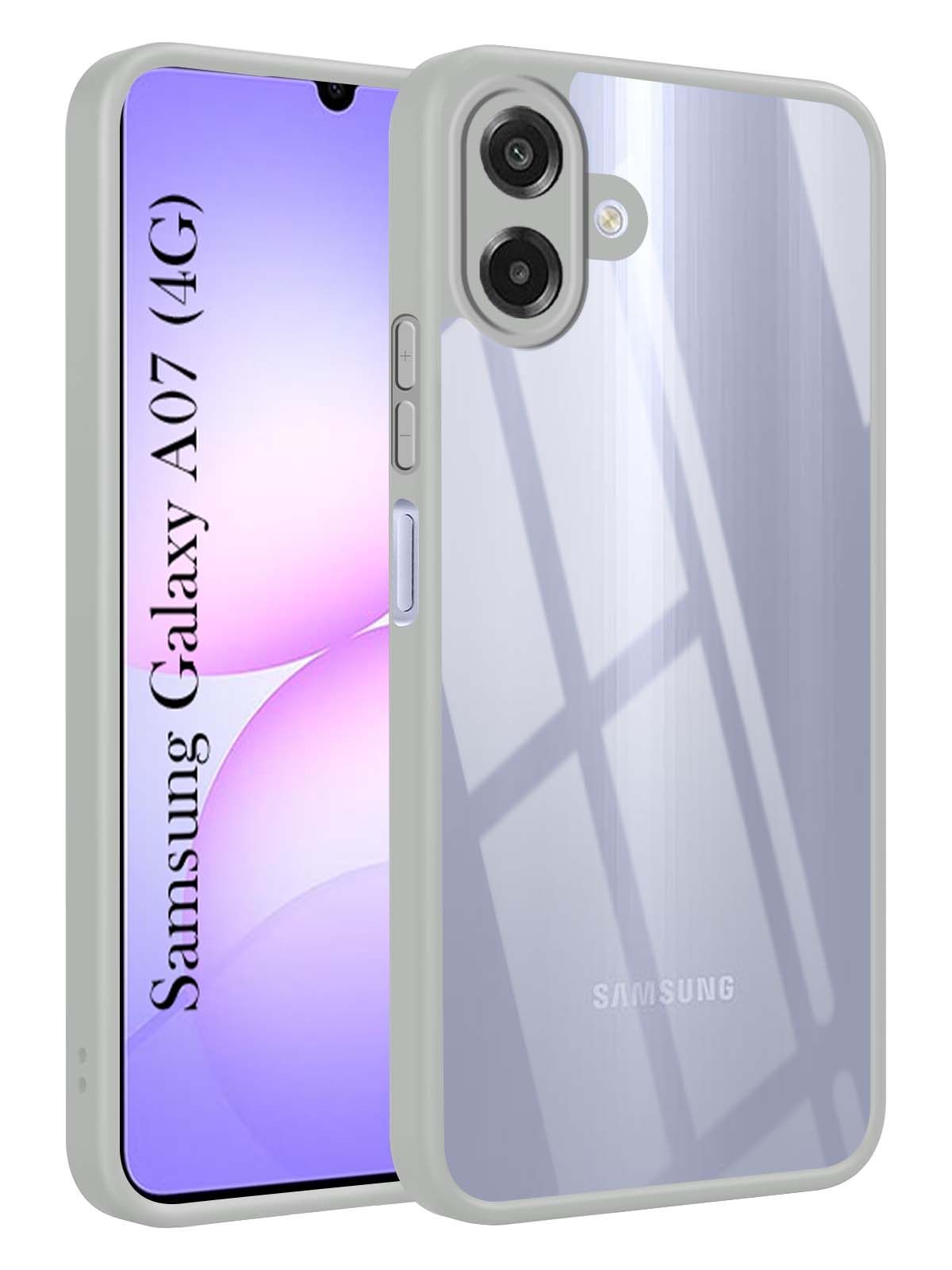 For Samsung Galaxy A07 4G Back Cover Case Ultra-Hybrid (Lifetime Anti Yellow | Anti Scratch | Crystal Clear Shockproof)