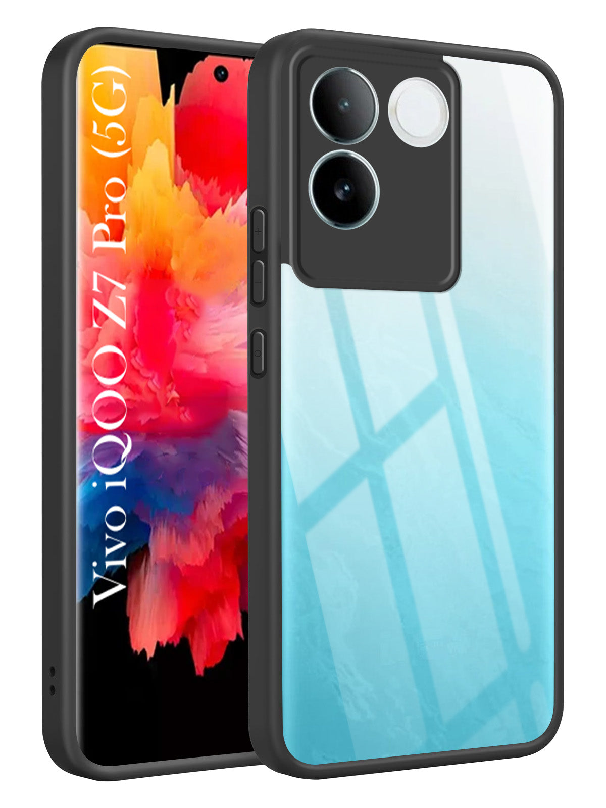 For Vivo iQOO Z7 Pro Back Cover Case Ultra-Hybrid(Lifetime Anti Yellow | Anti Scratch | Crystal Clear Shockproof)