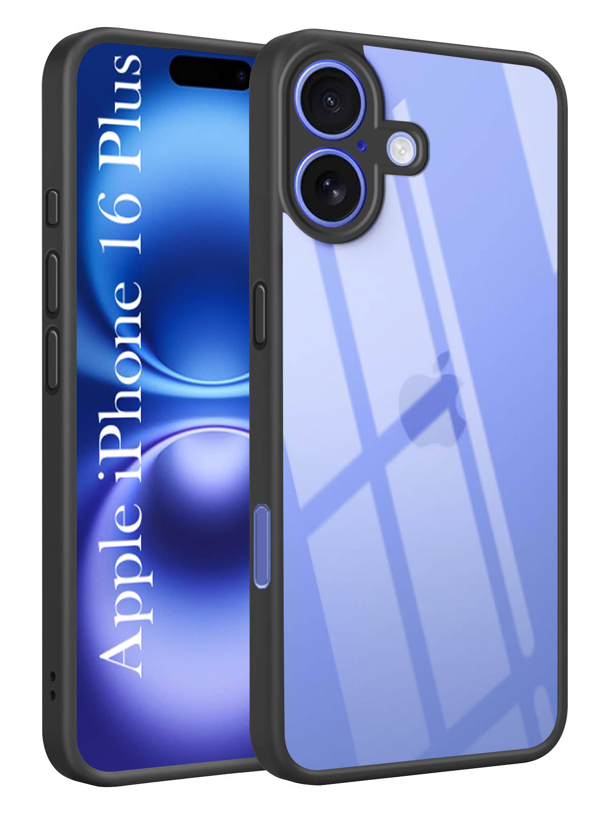 For Apple iPhone 16 Plus Back Cover Case (Lifetime Anti Yellow | Anti Scratch | Crystal Clear Shockproof)